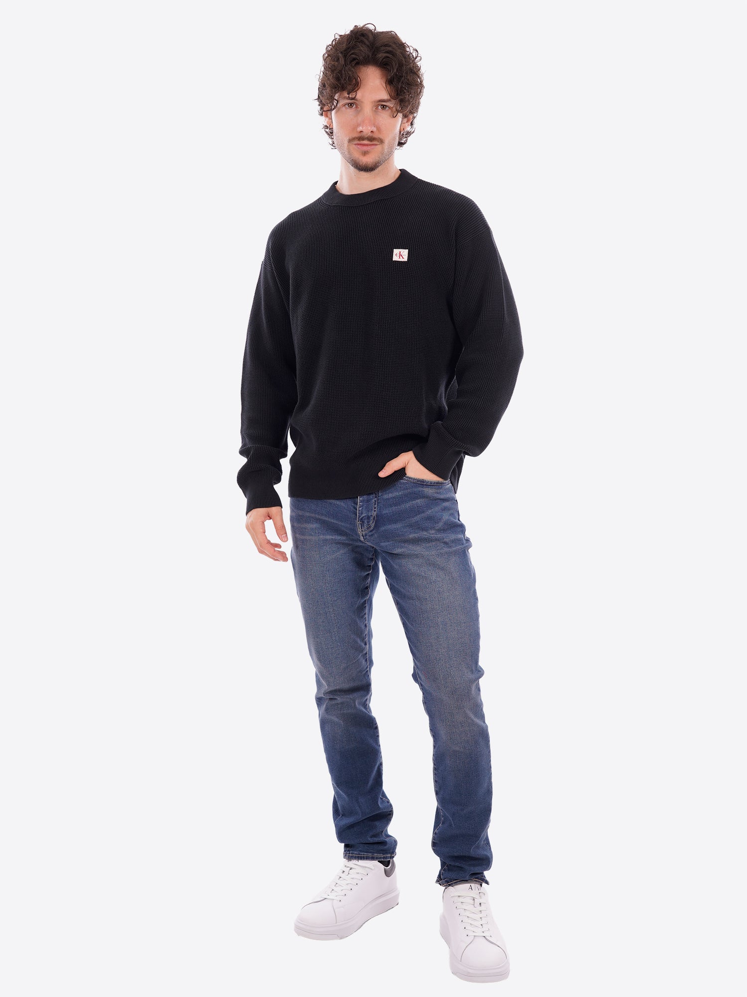Maglione CALVIN KLEIN da Uomo - nero LV04RD313GUB1