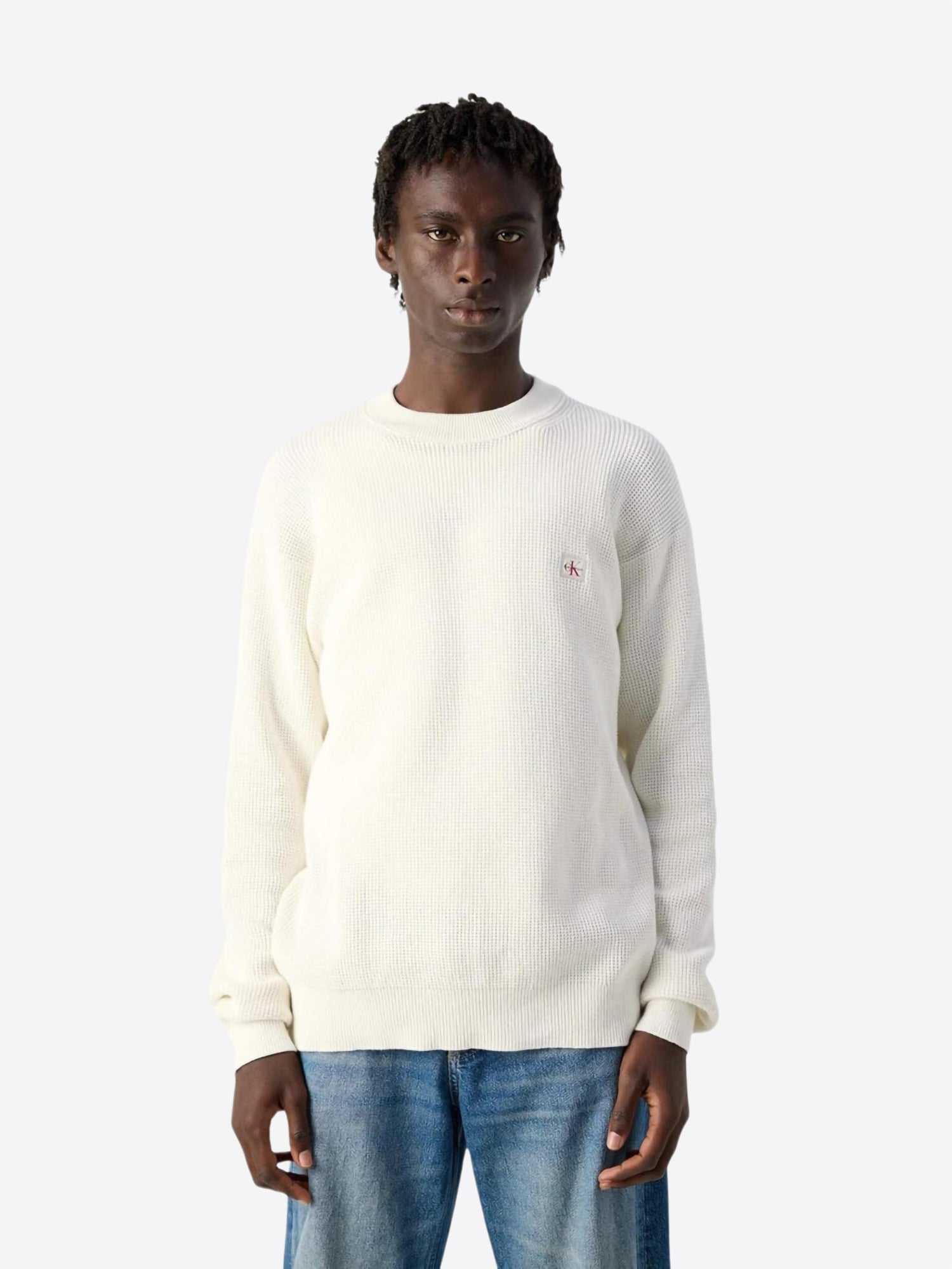 Maglione CALVIN KLEIN da Uomo - bianco LV04RD313GYAS