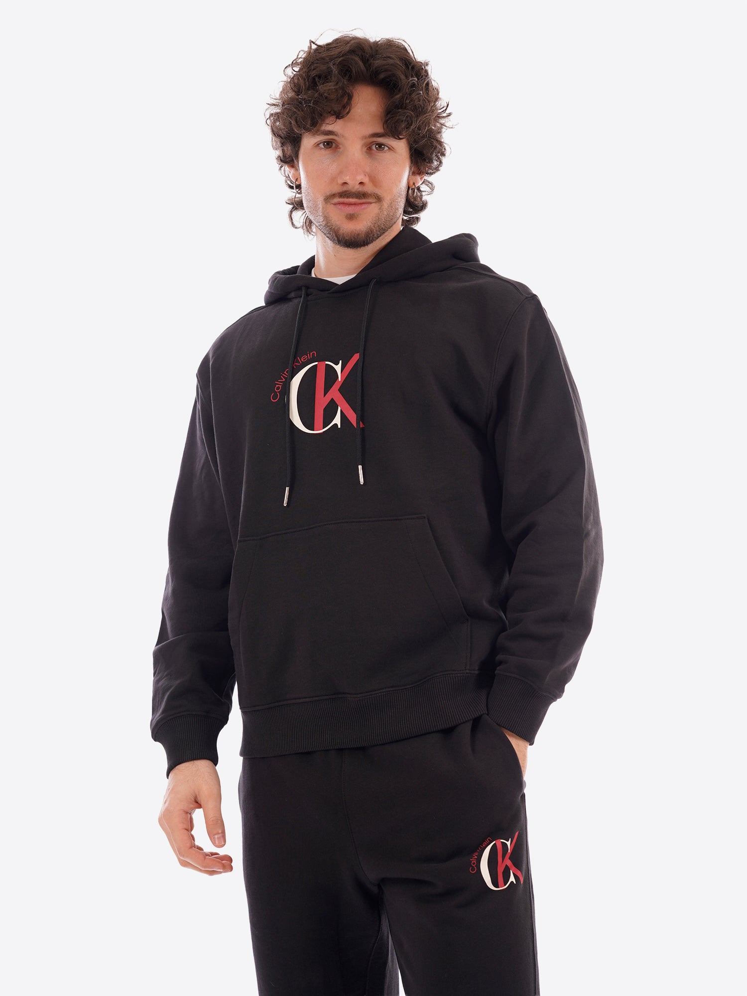 Felpa CALVIN KLEIN da Uomo - nero LV04RE255GUB1