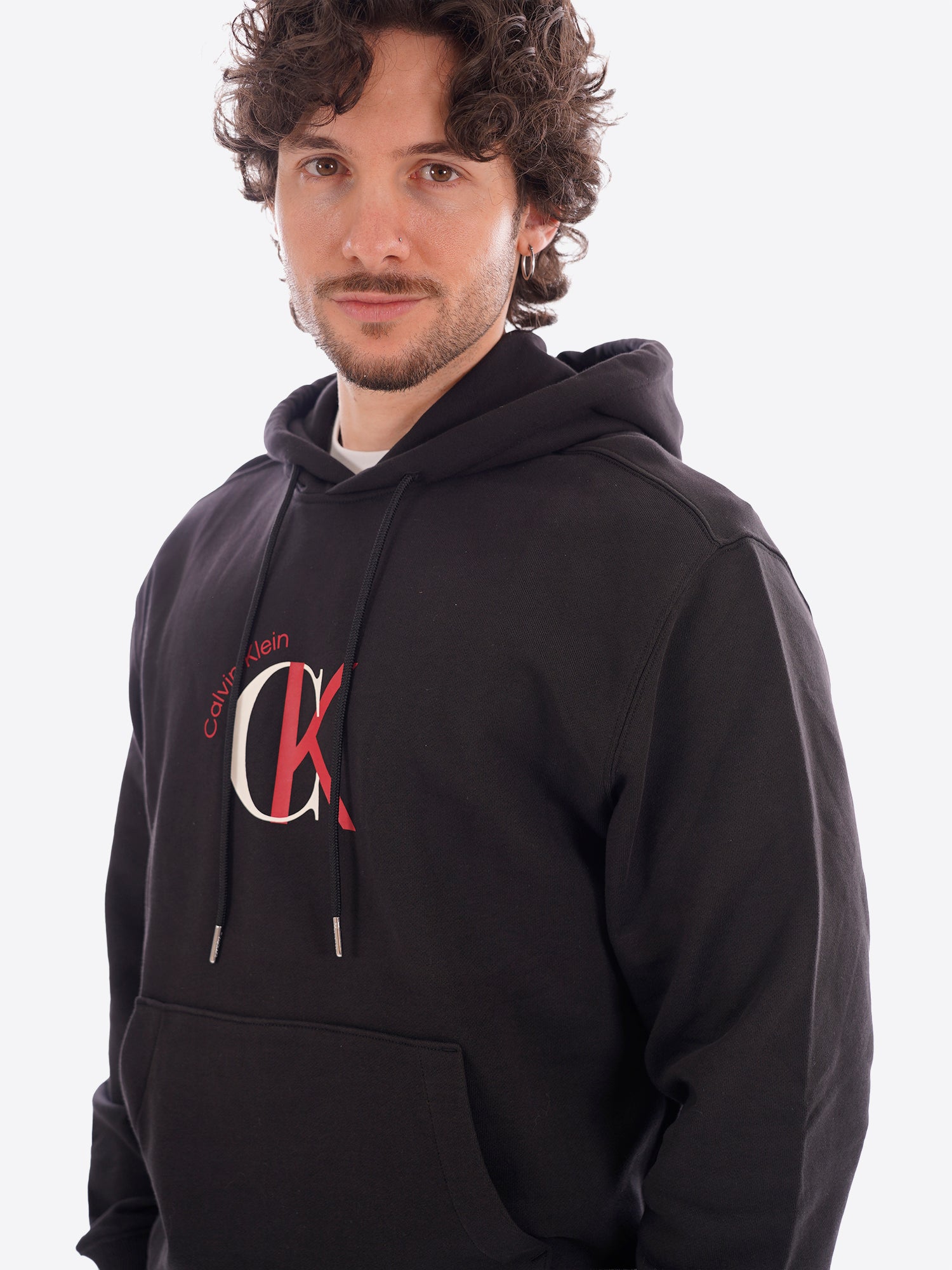 Felpa CALVIN KLEIN da Uomo - nero LV04RE255GUB1