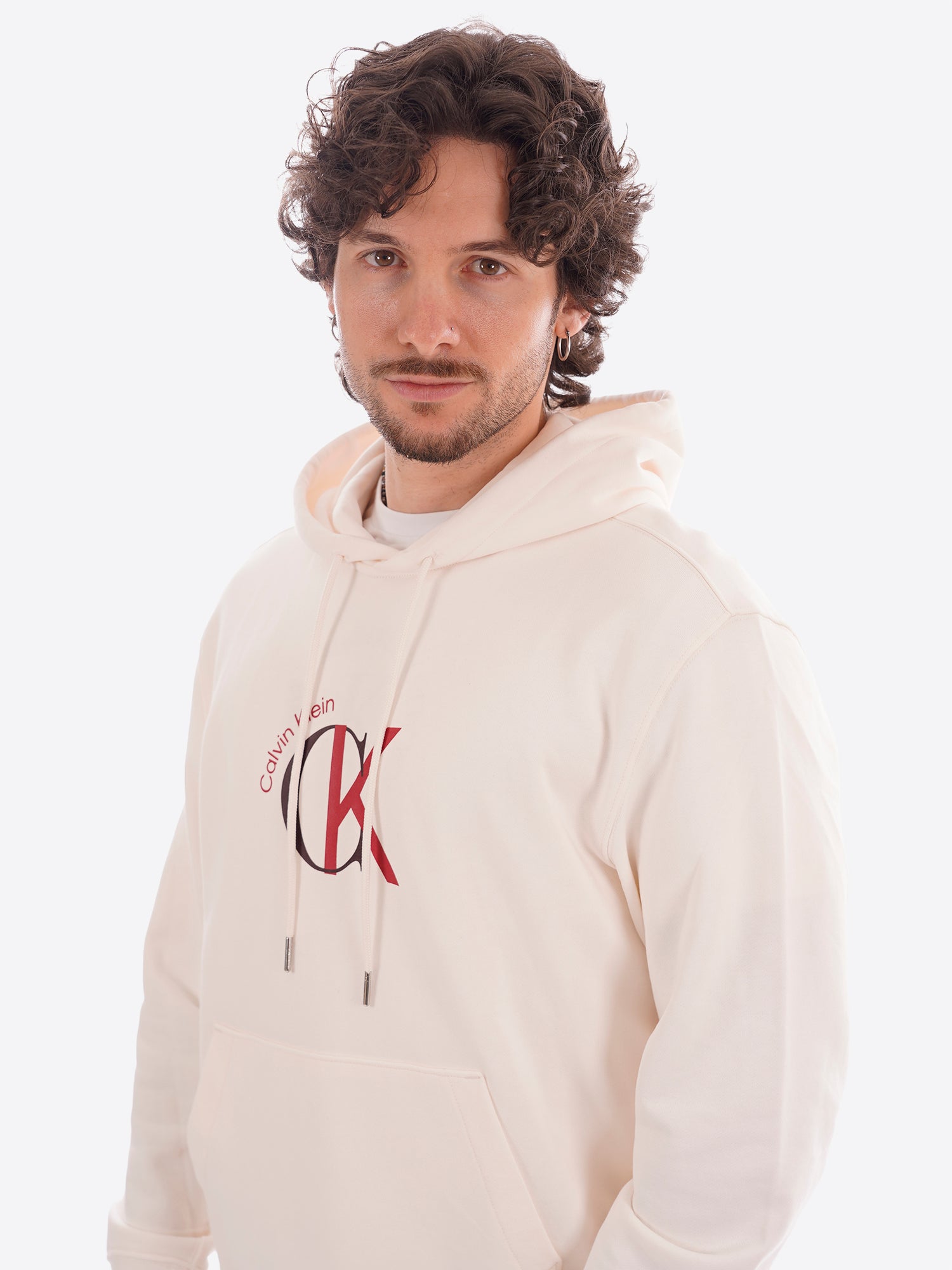Felpa CALVIN KLEIN da Uomo - bianco LV04RE255GYBH