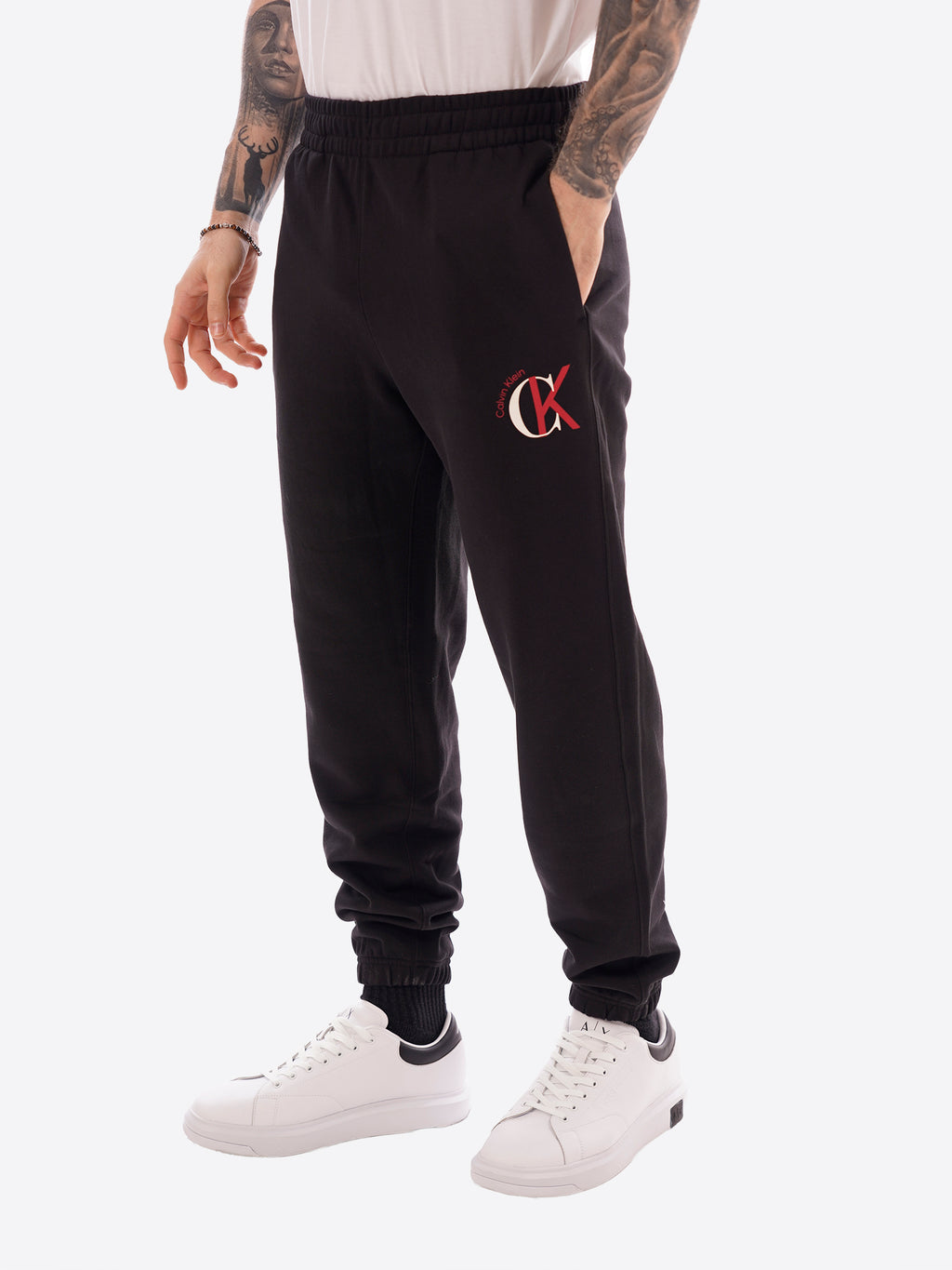 Pantalone Tuta CALVIN KLEIN da Uomo - nero LV04RE256GUB1