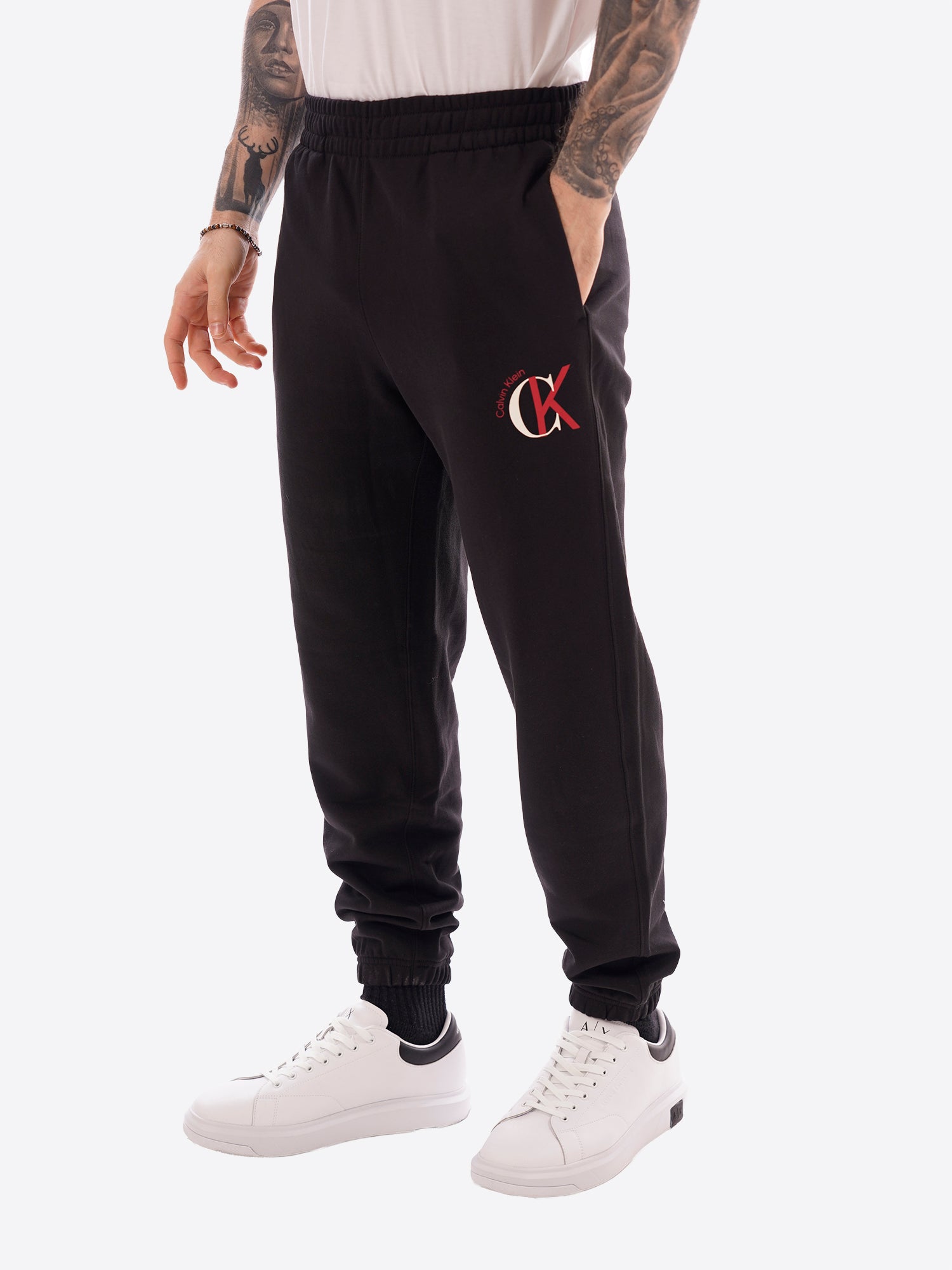 Pantalone Tuta CALVIN KLEIN da Uomo - nero LV04RE256GUB1