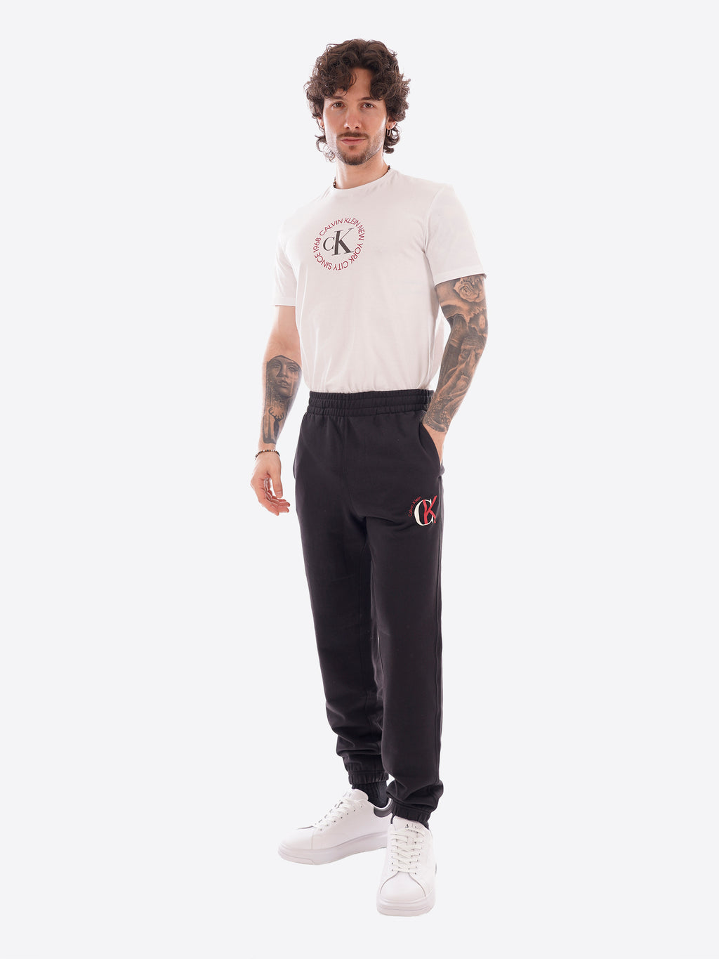 Pantalone Tuta CALVIN KLEIN da Uomo - nero LV04RE256GUB1
