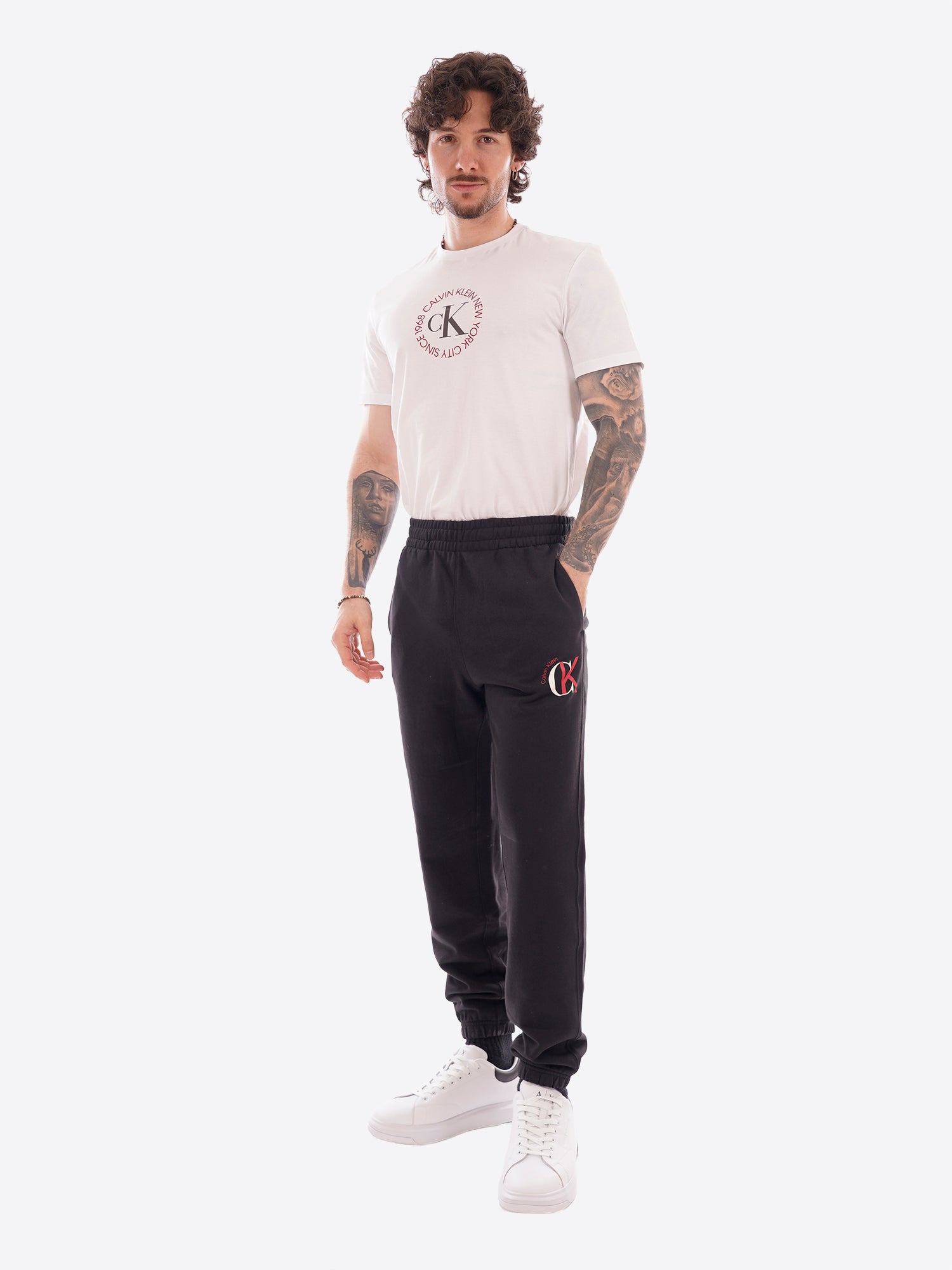 Pantalone Tuta CALVIN KLEIN da Uomo - nero LV04RE256GUB1