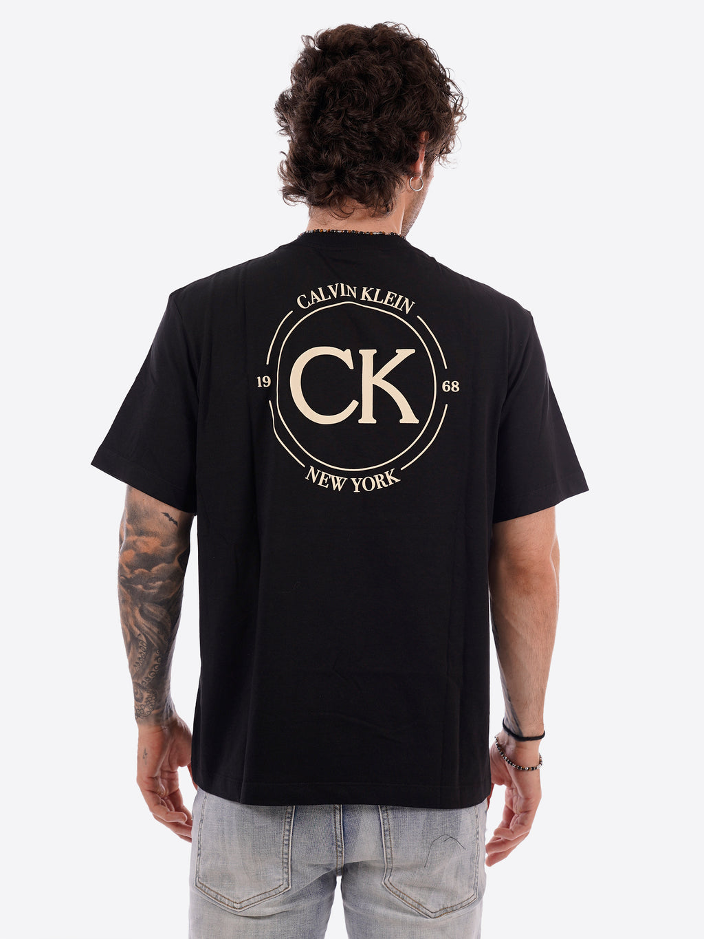 T-shirt CALVIN KLEIN da Uomo - nero LV04RE825GUB1