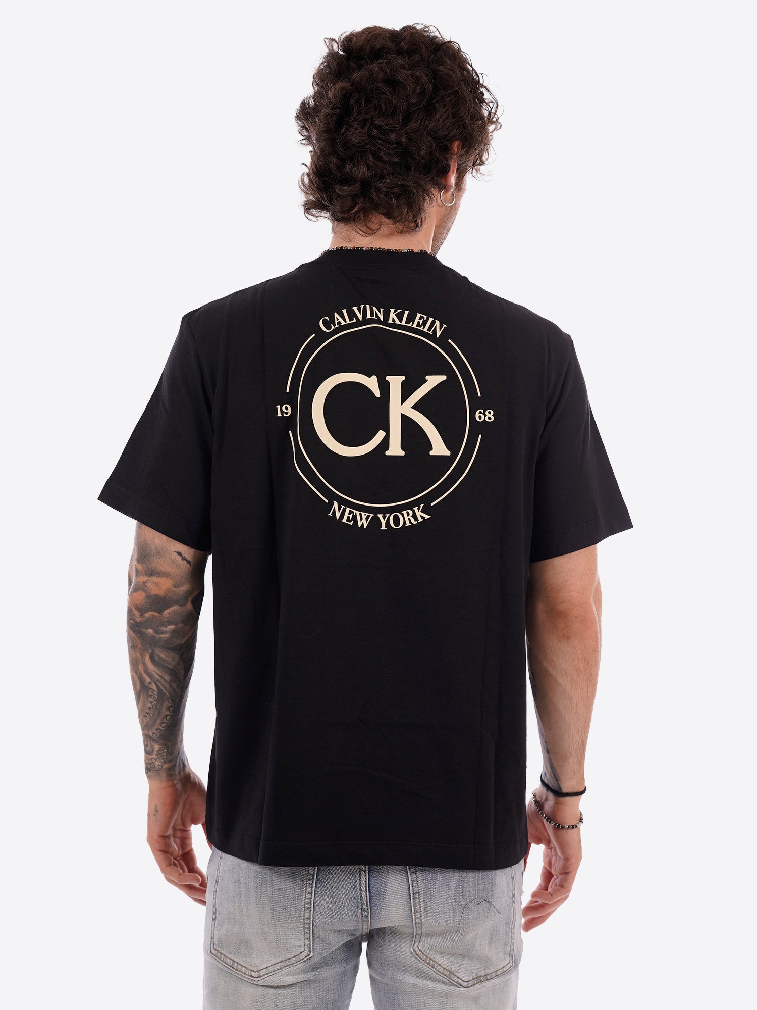 T-shirt CALVIN KLEIN da Uomo - nero LV04RE825GUB1