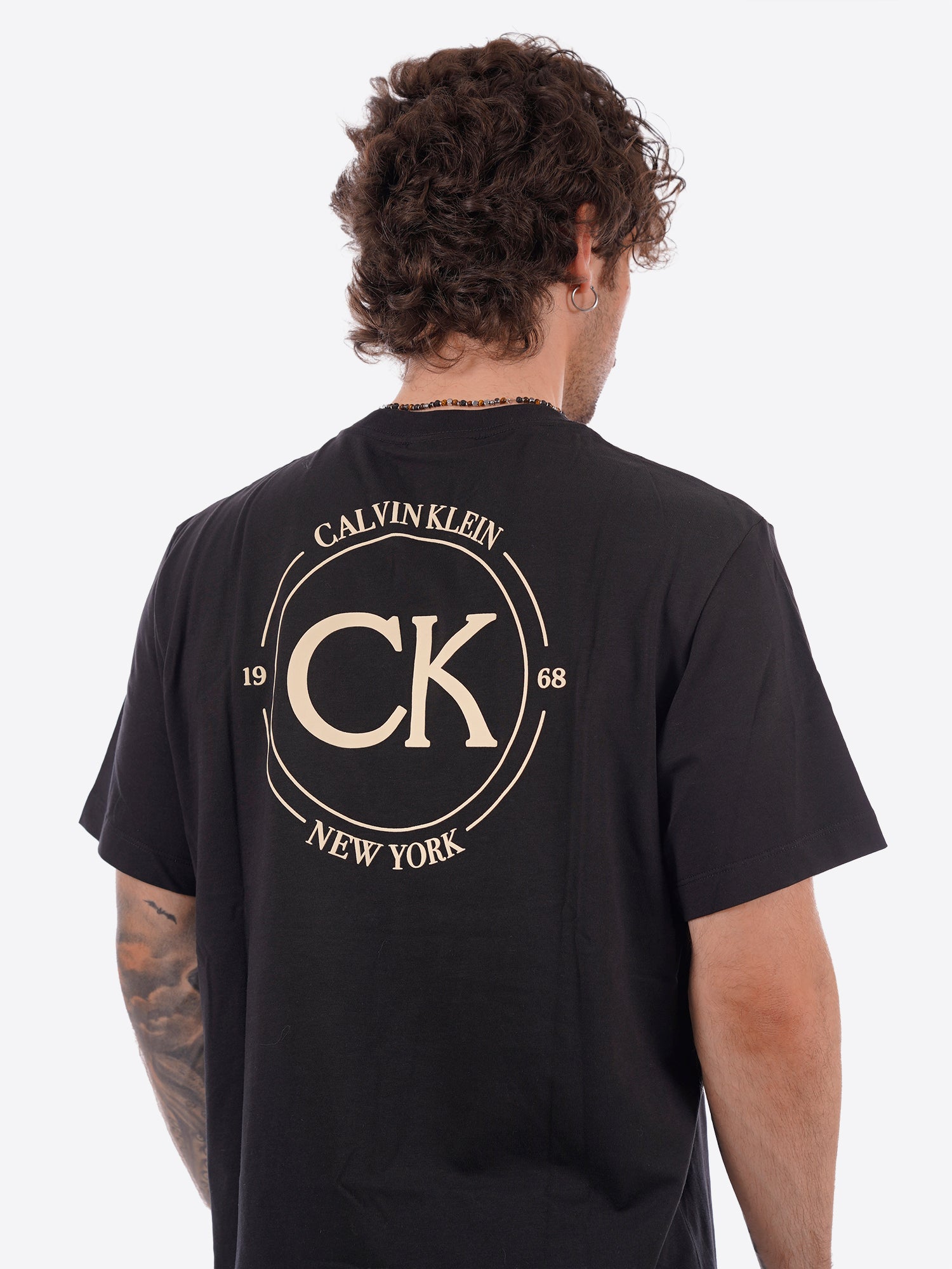T-shirt CALVIN KLEIN da Uomo - nero LV04RE825GUB1