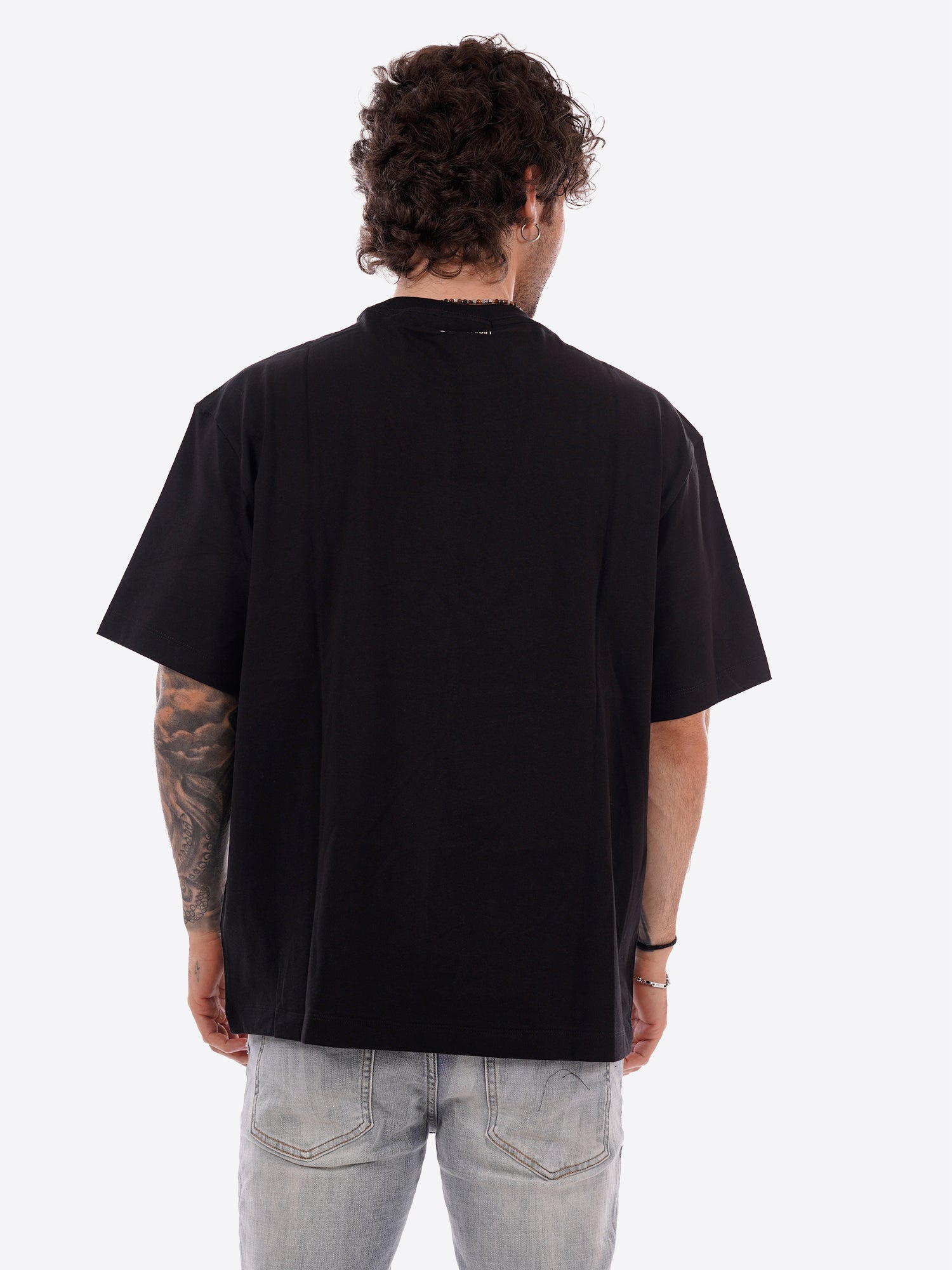 T-shirt CALVIN KLEIN da Uomo - nero LV04RE827GUB1