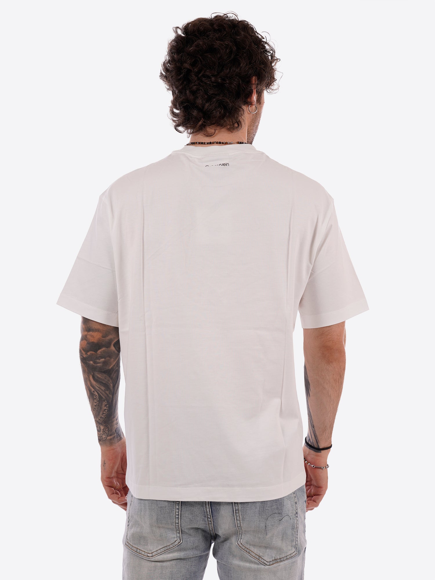 T-shirt CALVIN KLEIN da Uomo - bianco LV04RE827GYAF