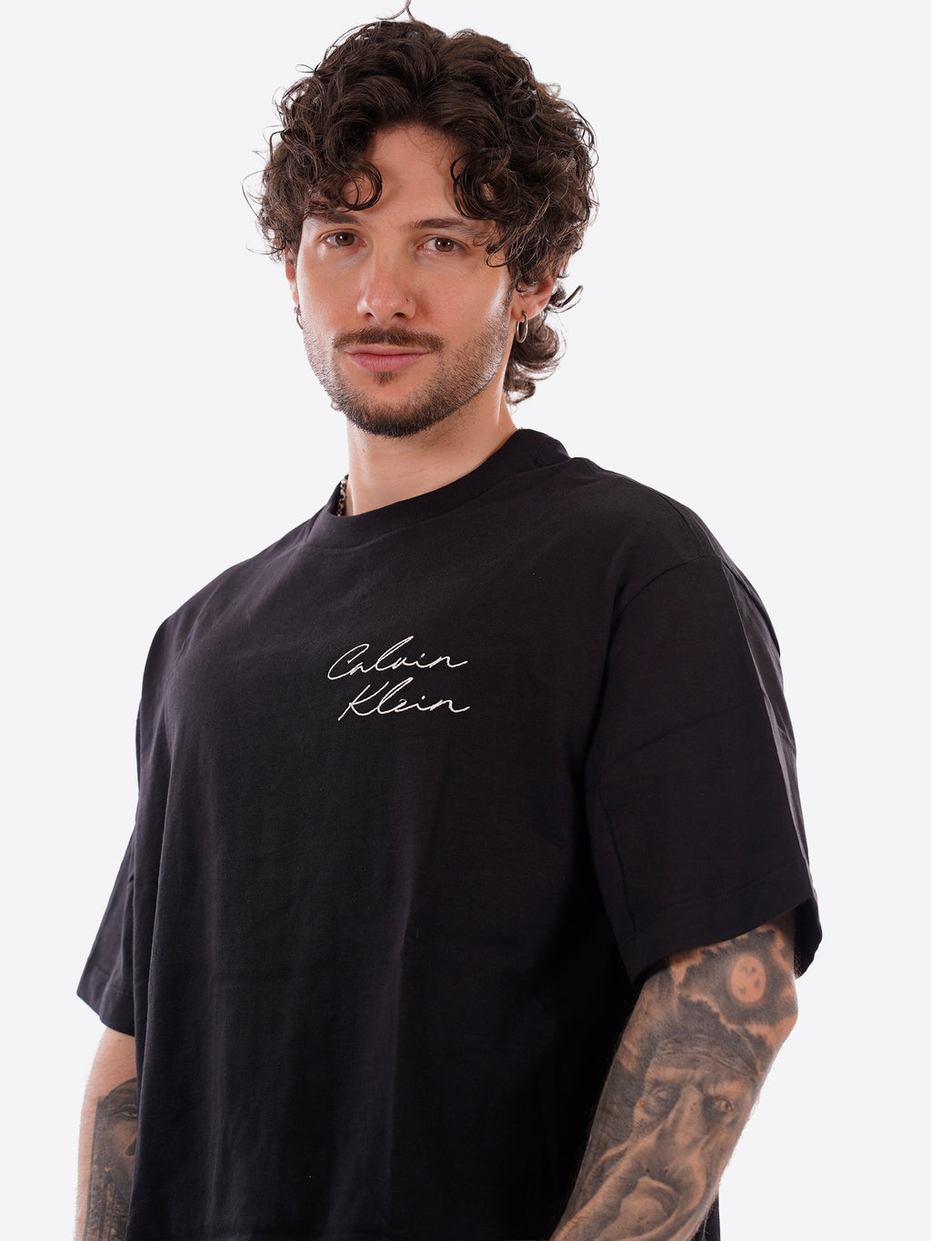 T-shirt CALVIN KLEIN da Uomo - nero LV04RE828GUB1