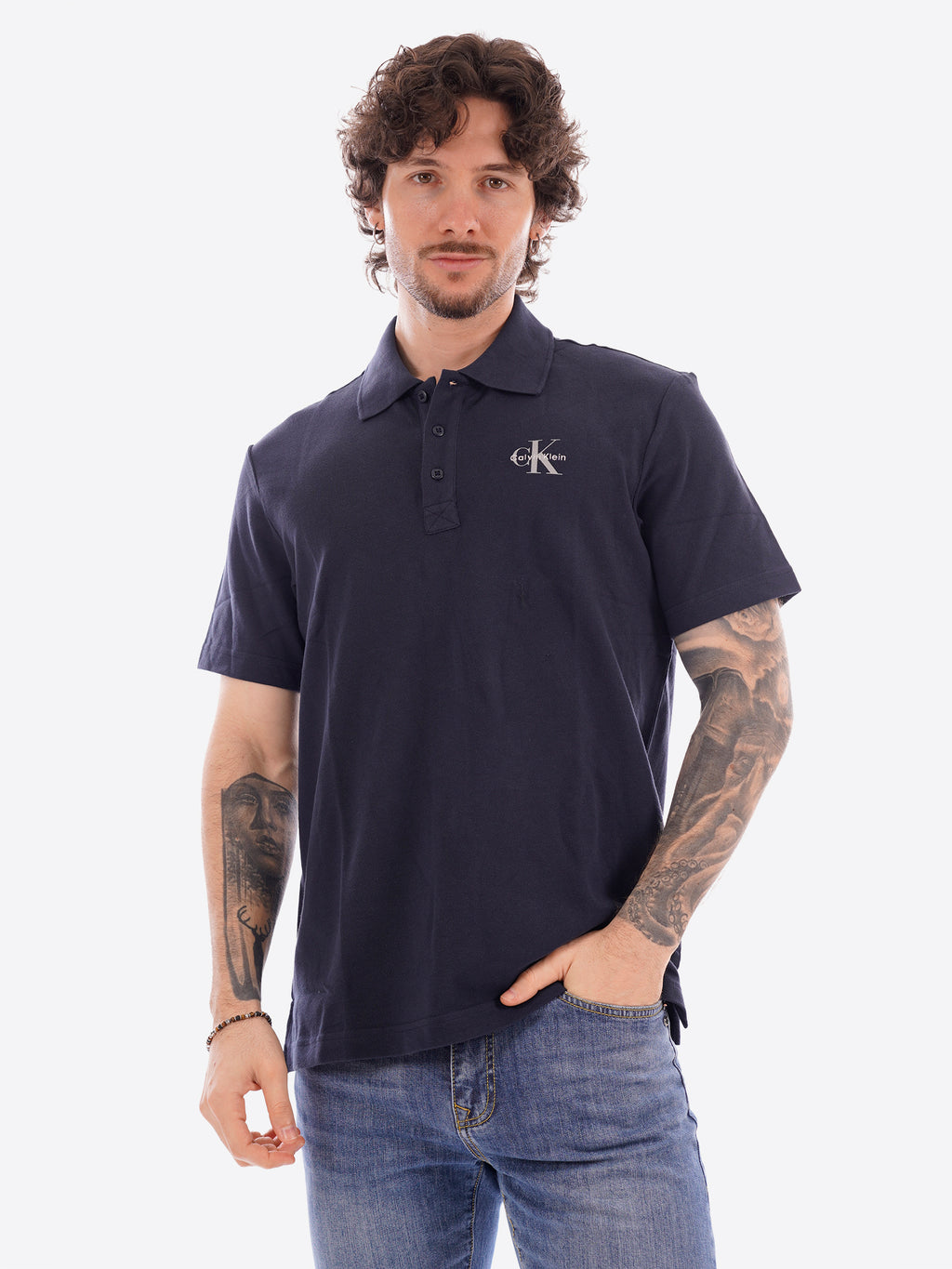 Polo CALVIN KLEIN da Uomo - blu LV04RF209GCEF
