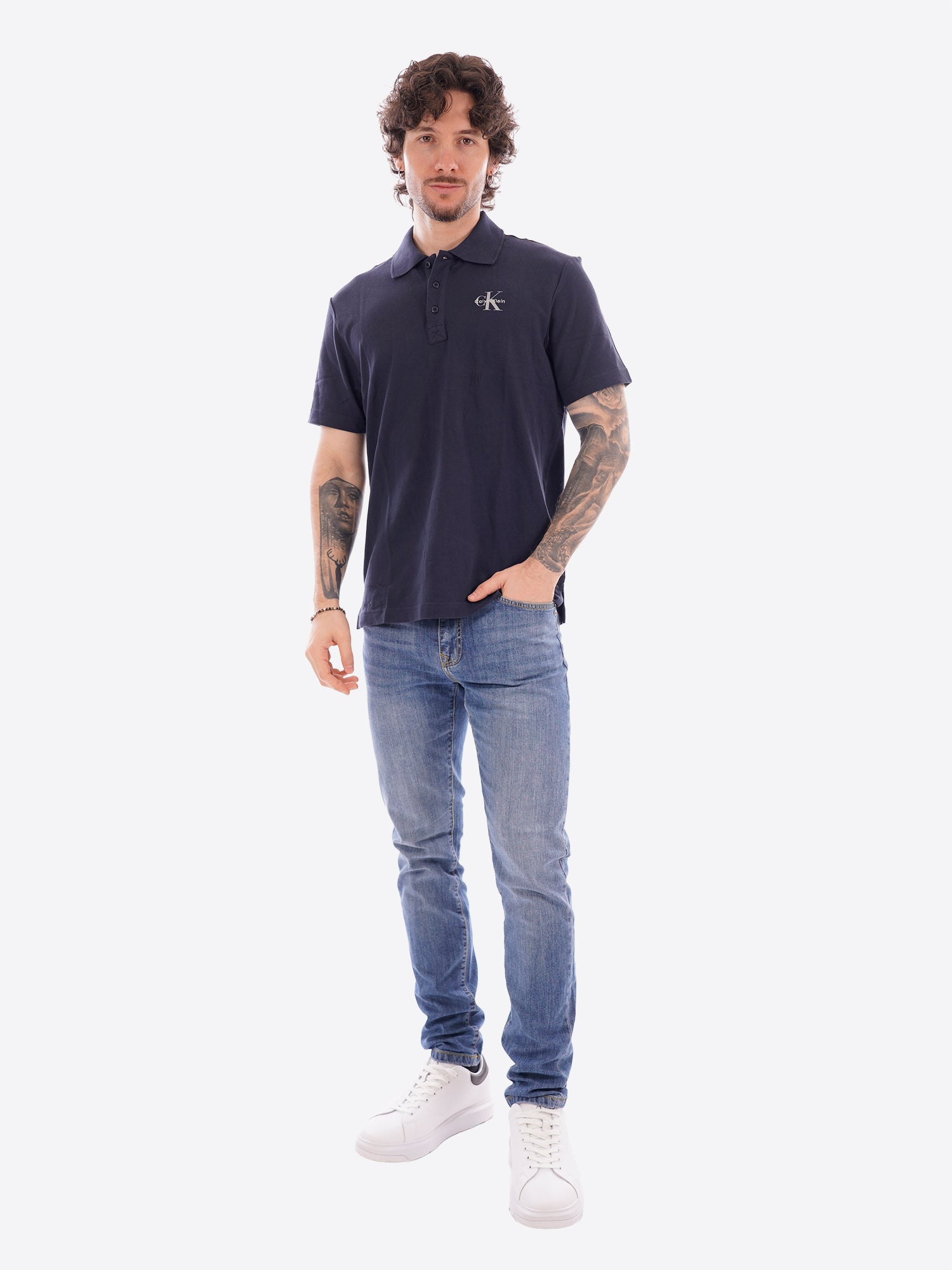 Polo CALVIN KLEIN da Uomo - blu LV04RF209GCEF