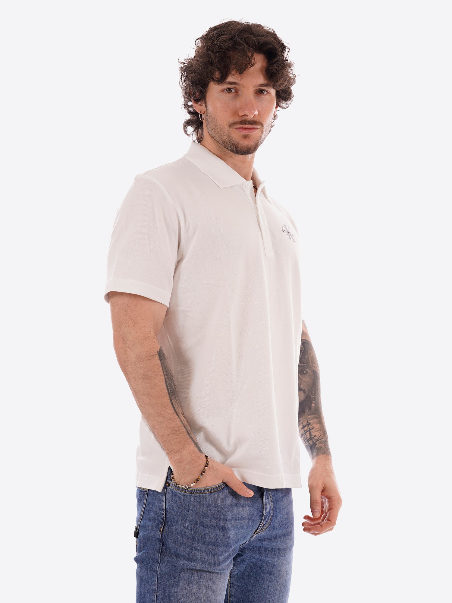 Polo CALVIN KLEIN da Uomo - bianco LV04RF209GYAF