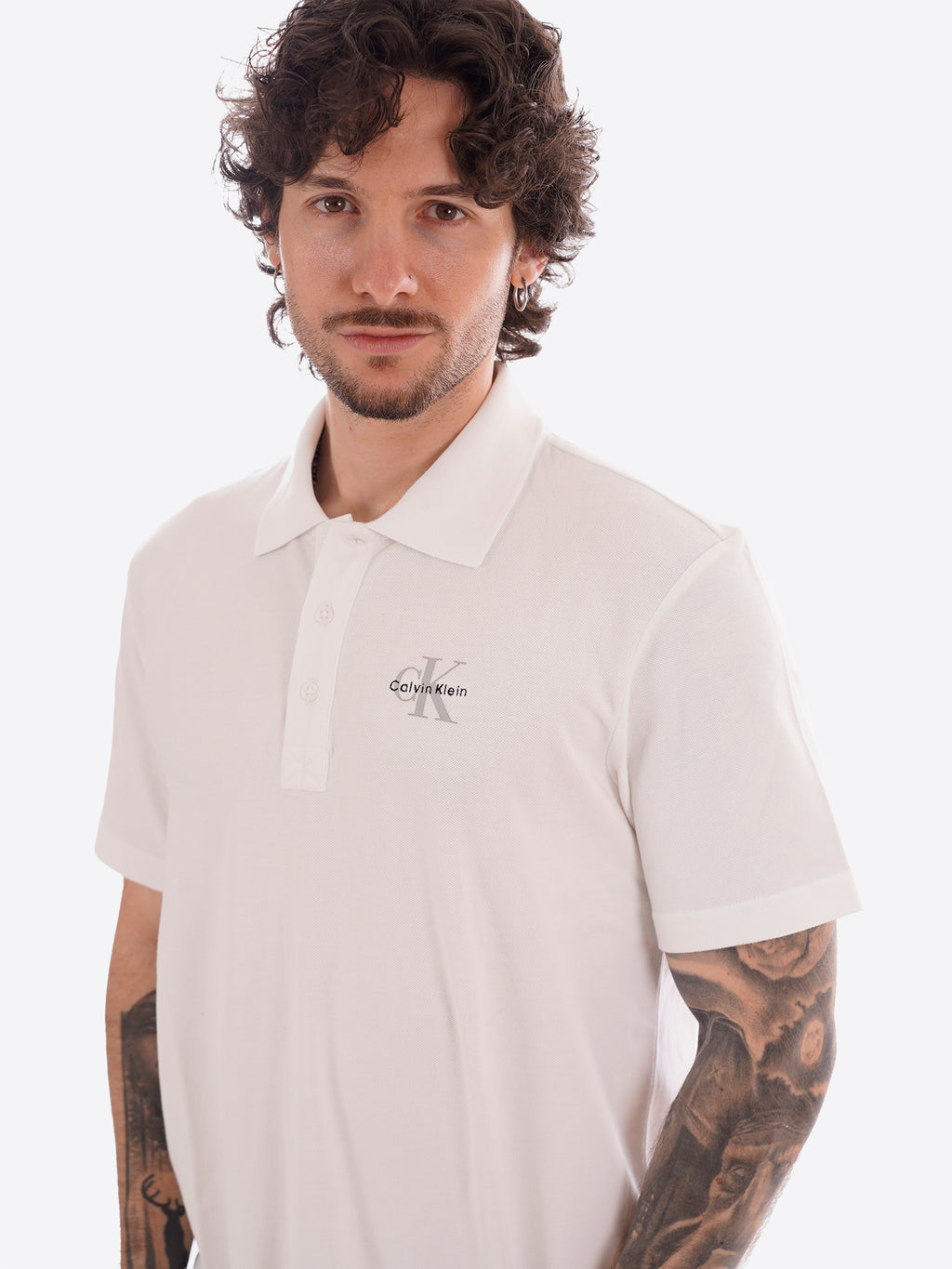 Polo CALVIN KLEIN da Uomo - bianco LV04RF209GYAF