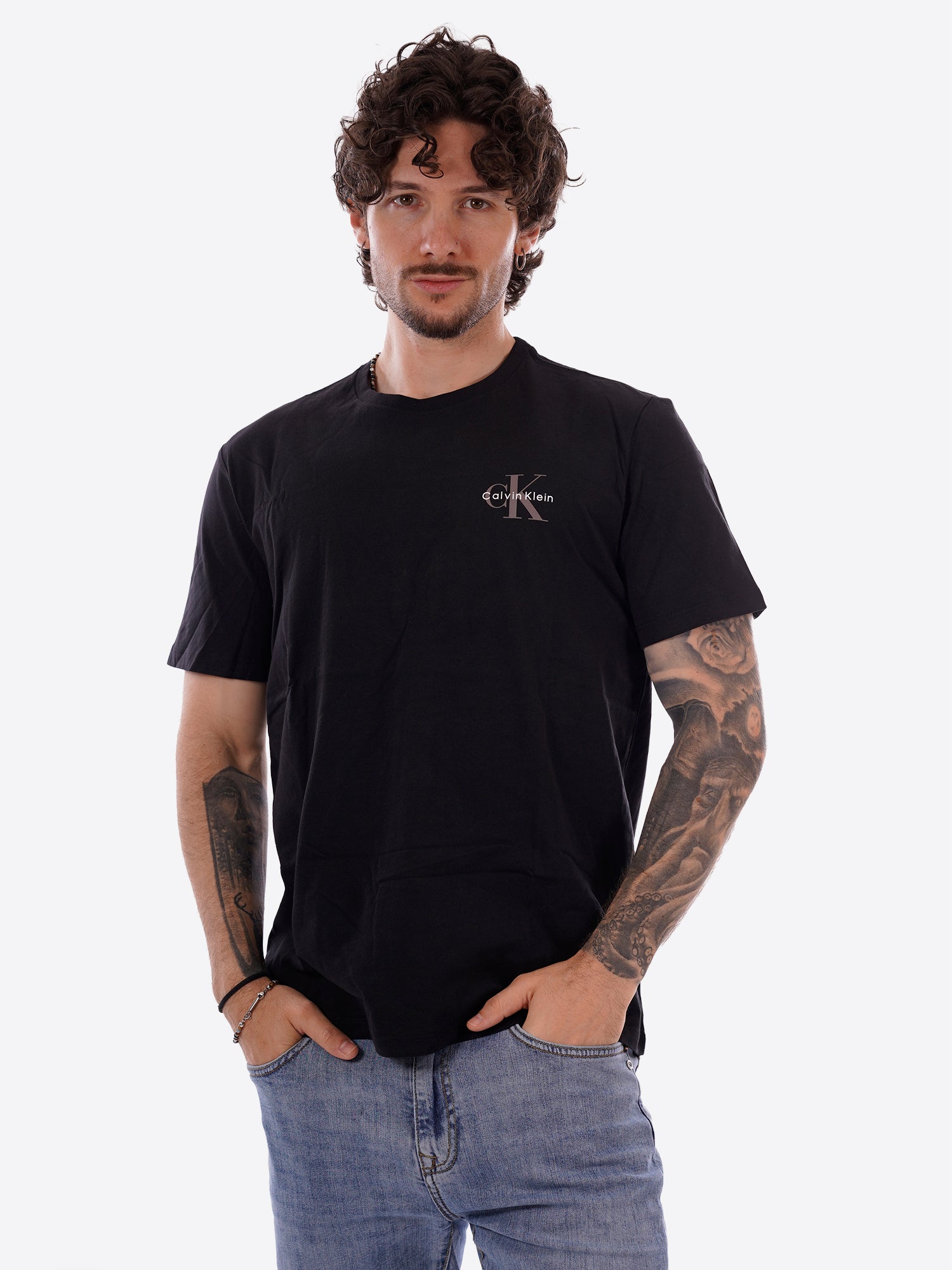 T-shirt CALVIN KLEIN da Uomo - nero LV04RF278GUB1