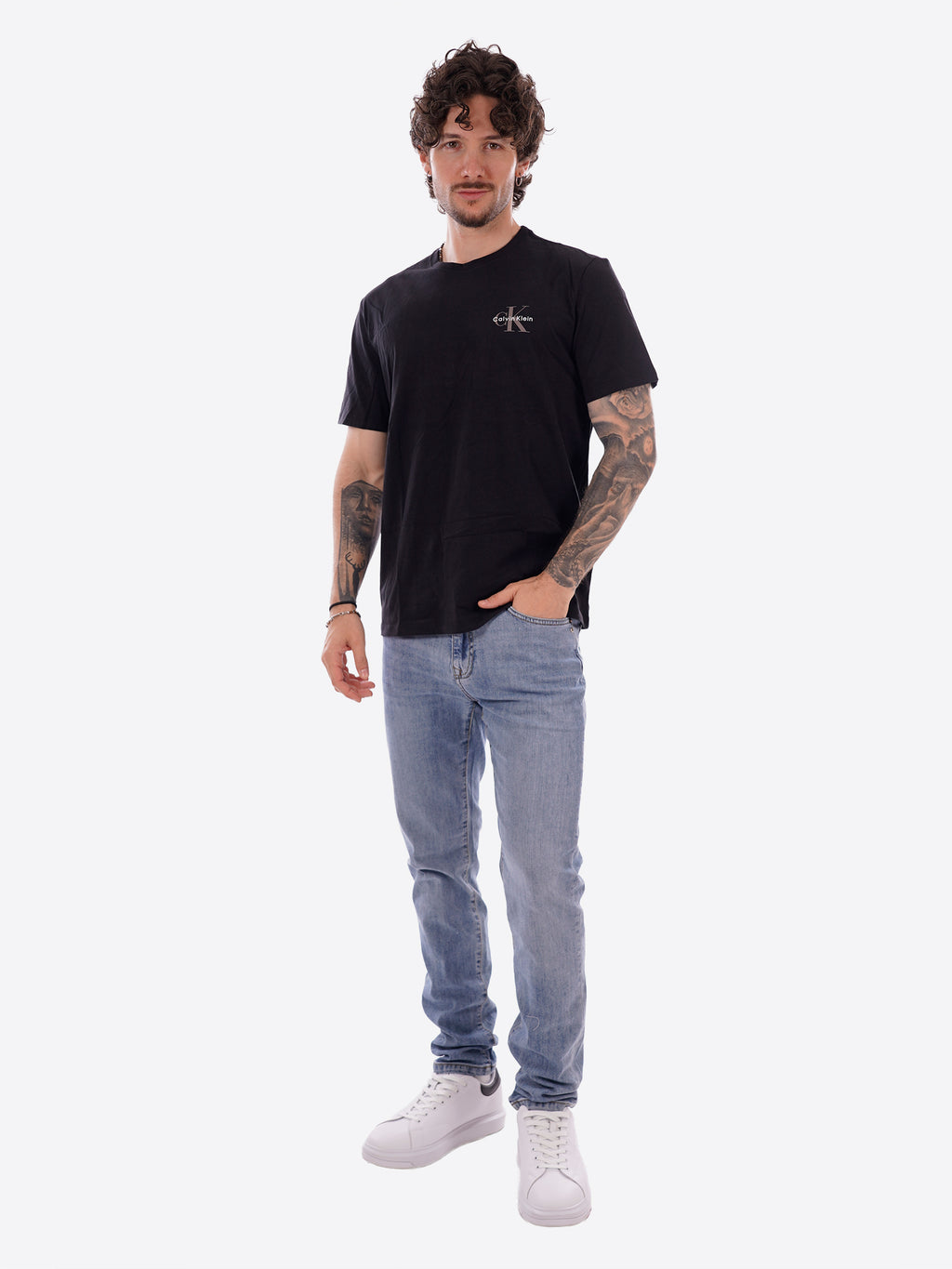 T-shirt CALVIN KLEIN da Uomo - nero LV04RF278GUB1
