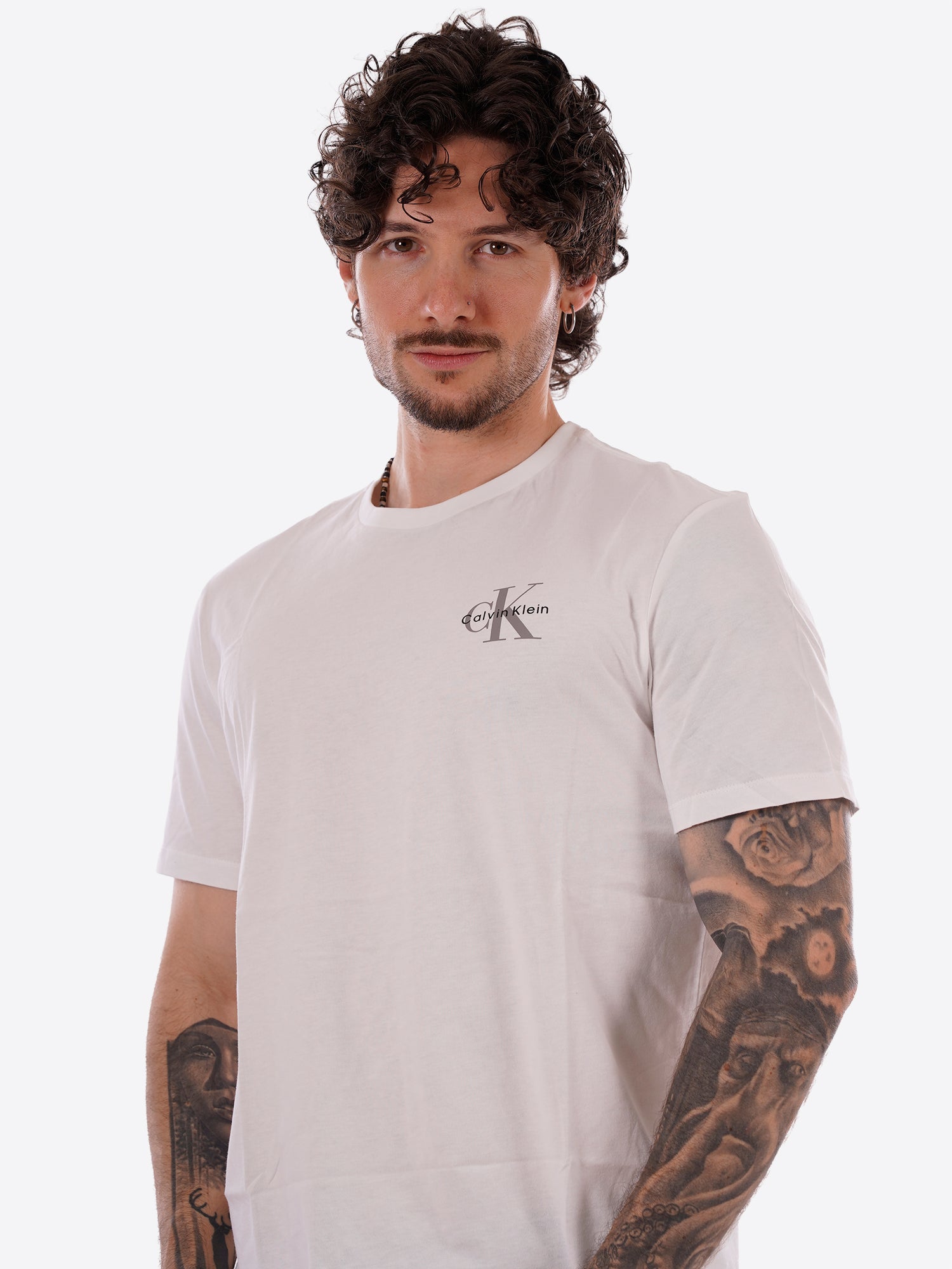 T-shirt CALVIN KLEIN da Uomo - bianco LV04RF278GYAF
