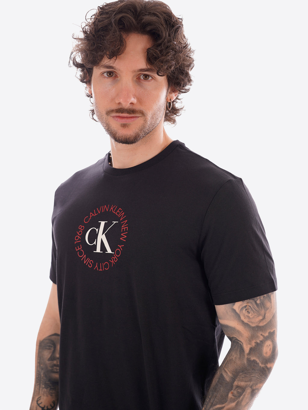 T-shirt CALVIN KLEIN da Uomo - nero LV14RE816GUB1