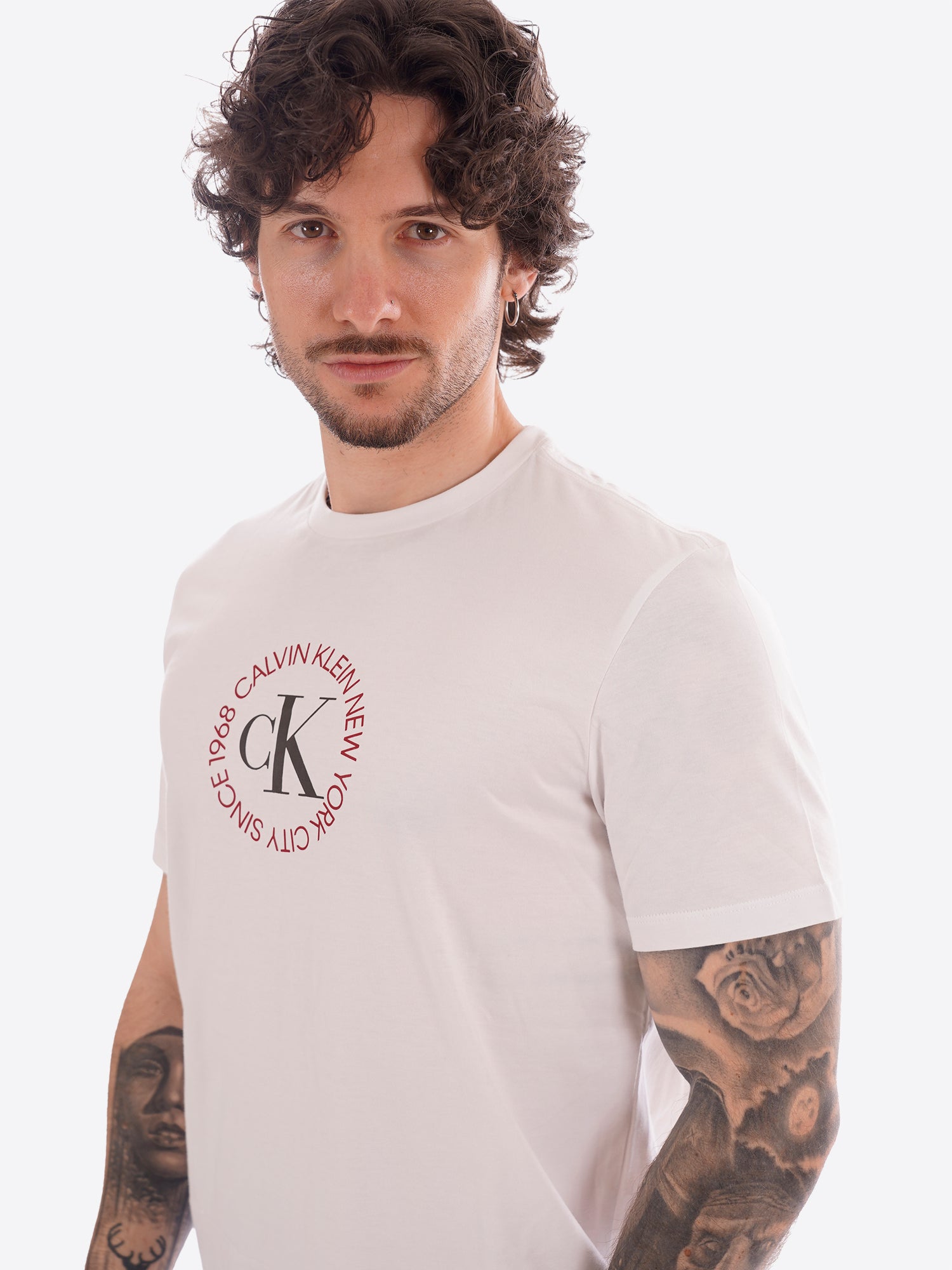 T-shirt CALVIN KLEIN da Uomo - bianco LV14RE816GYAA