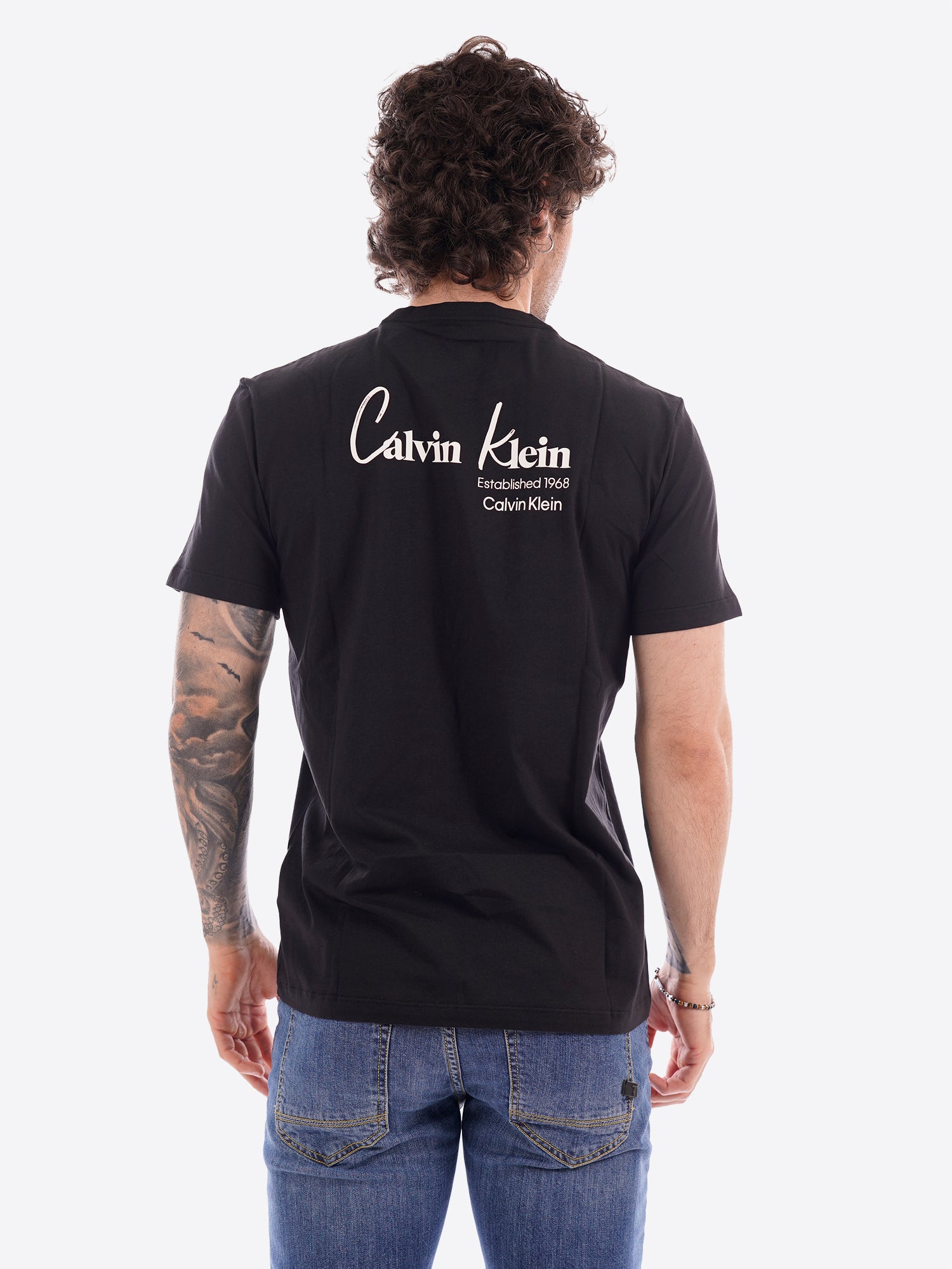 T-shirt CALVIN KLEIN da Uomo - nero LV14RF802GUB1