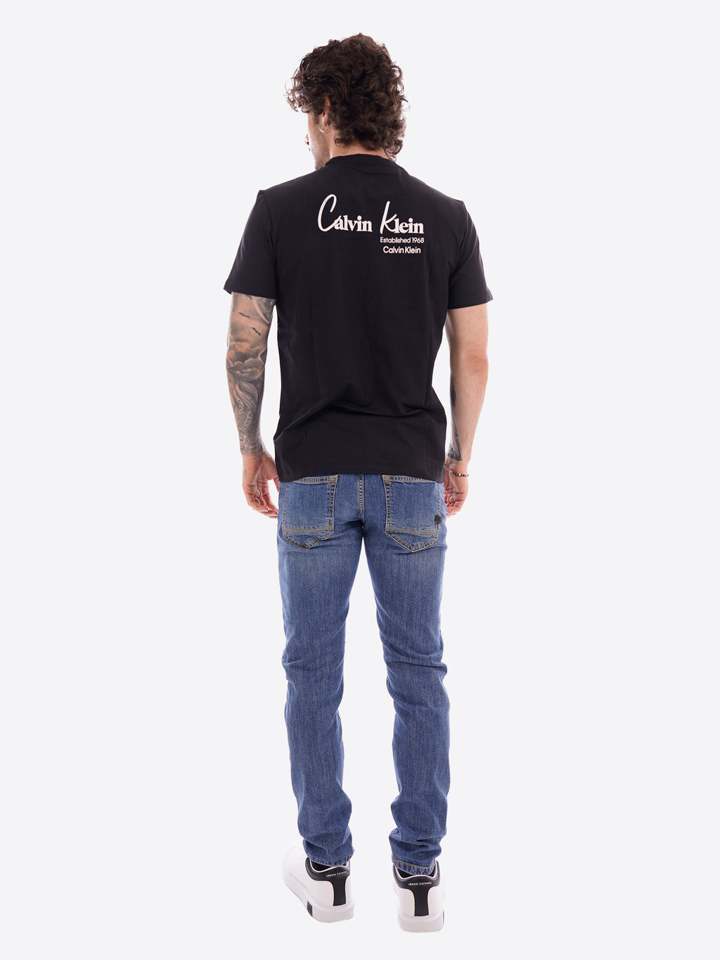 T-shirt CALVIN KLEIN da Uomo - nero LV14RF802GUB1