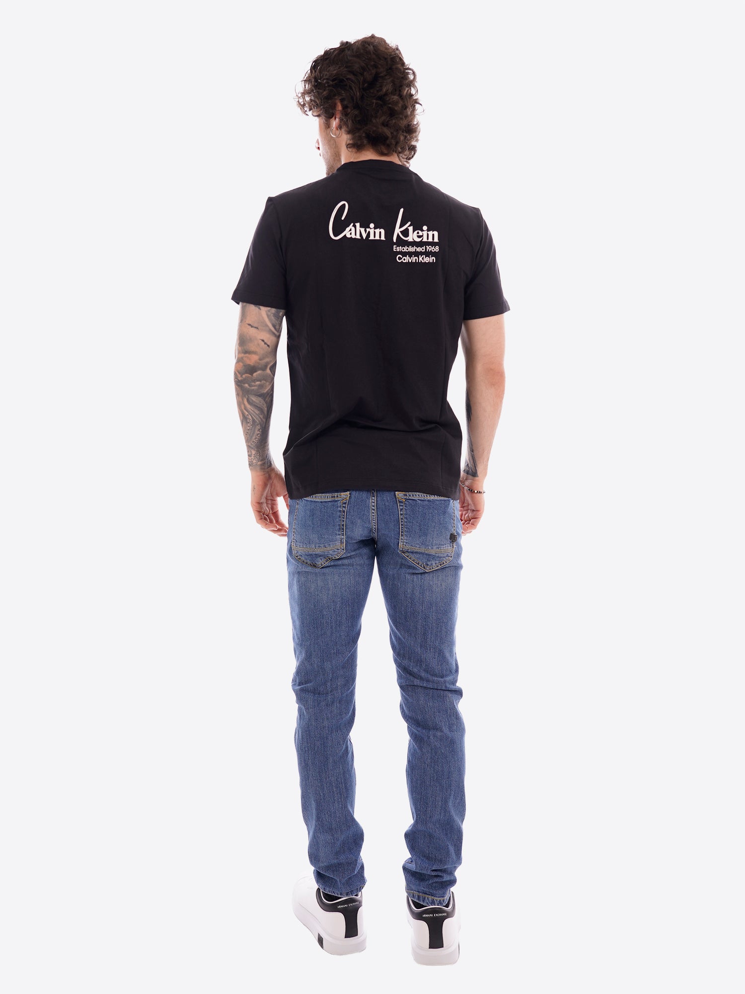 T-shirt CALVIN KLEIN da Uomo - nero LV14RF802GUB1