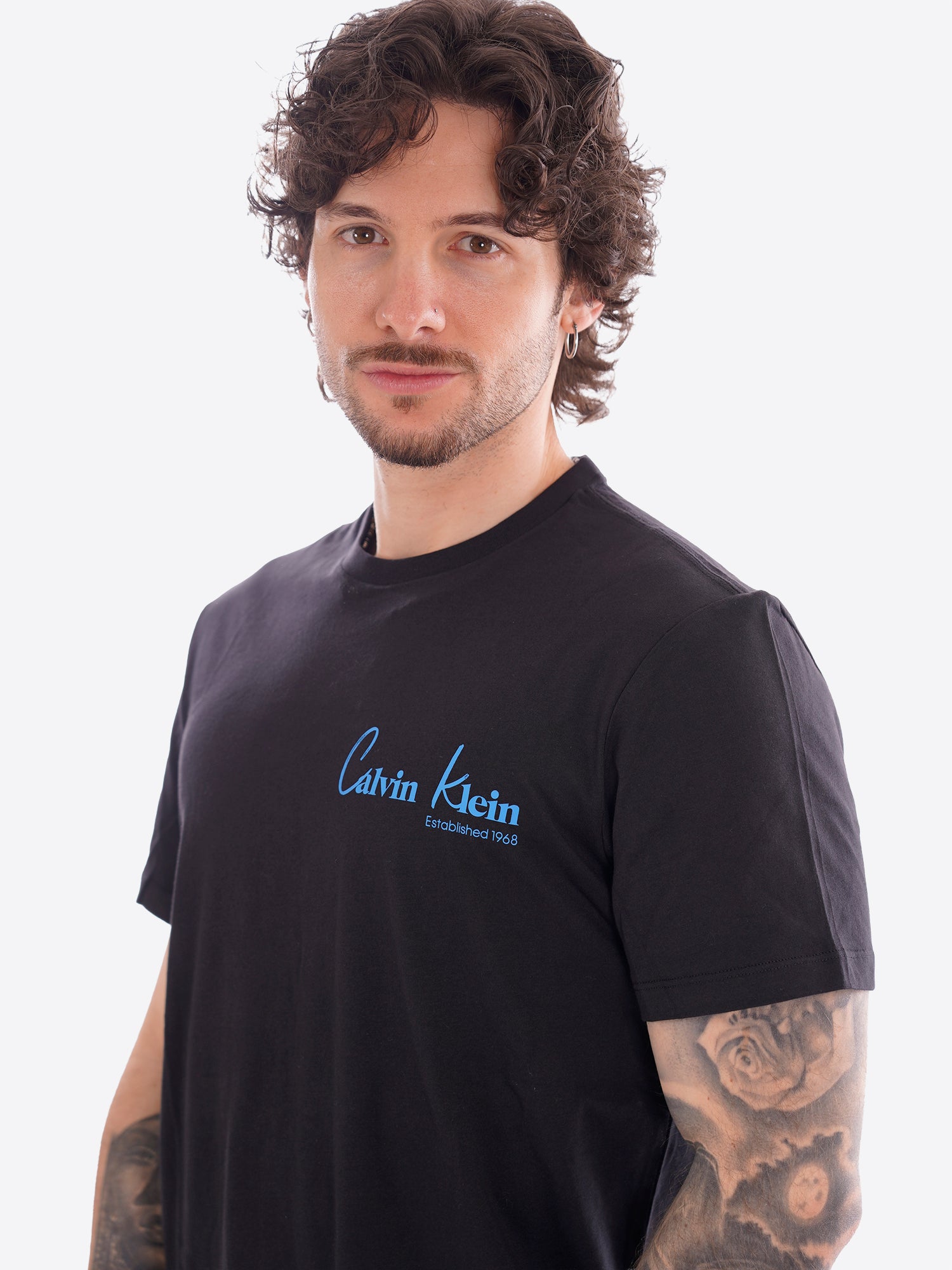 T-shirt CALVIN KLEIN da Uomo - nero LV14RF802GUB1