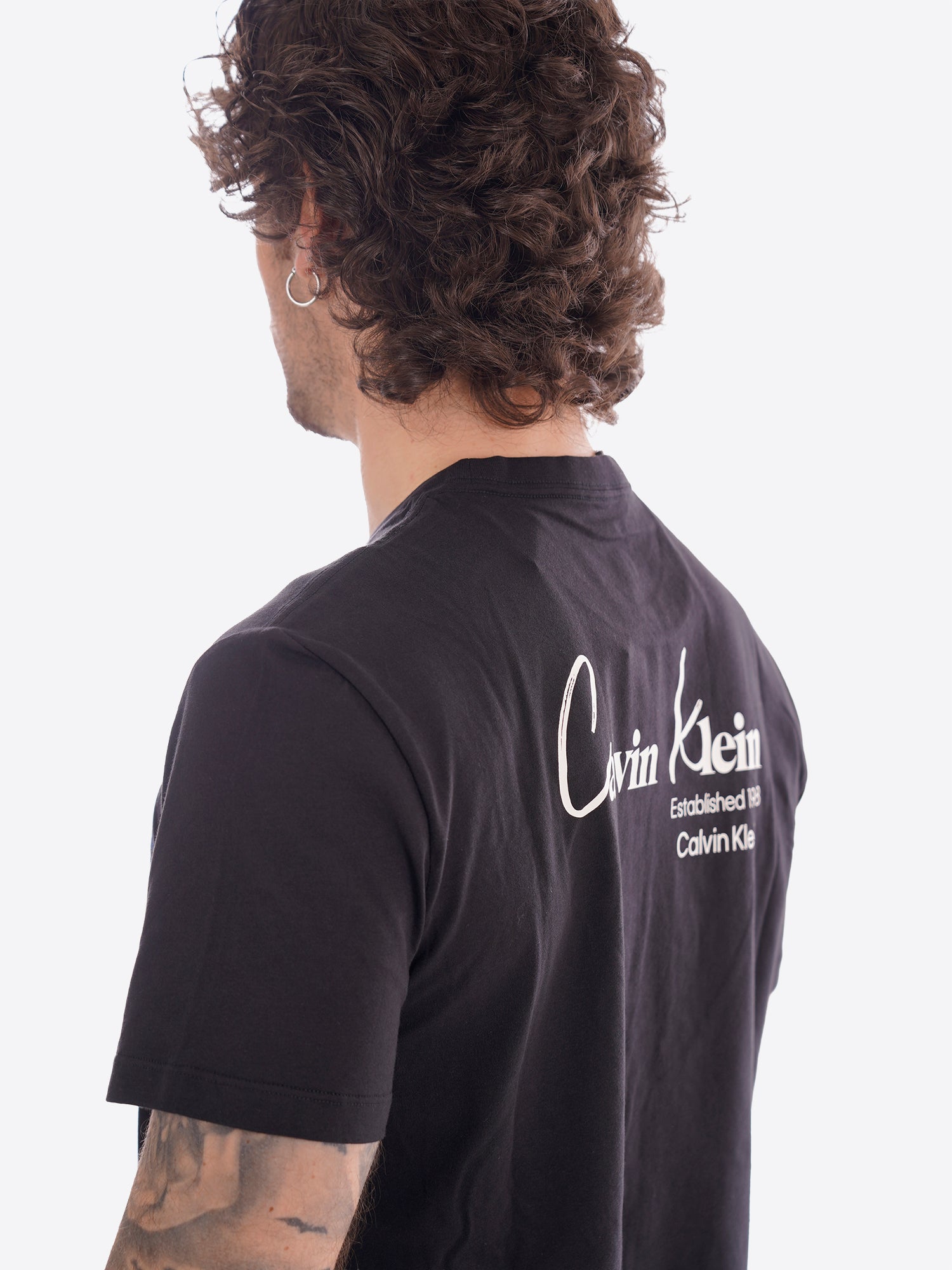 T-shirt CALVIN KLEIN da Uomo - nero LV14RF802GUB1