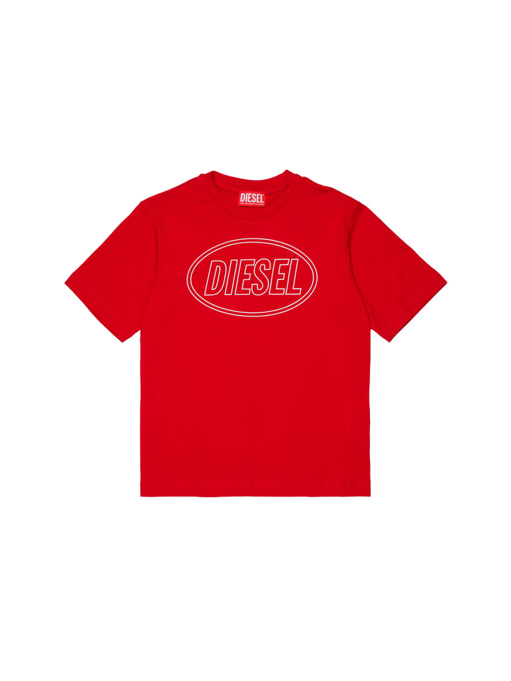 T-shirt DIESEL da Ragazzo - rosso J02582TCIRCLEOVERK405 ROSSO
