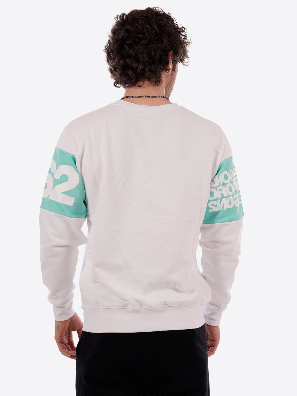 Felpa giro DS2 da Uomo - bianco SS26212BIANCOMENTA