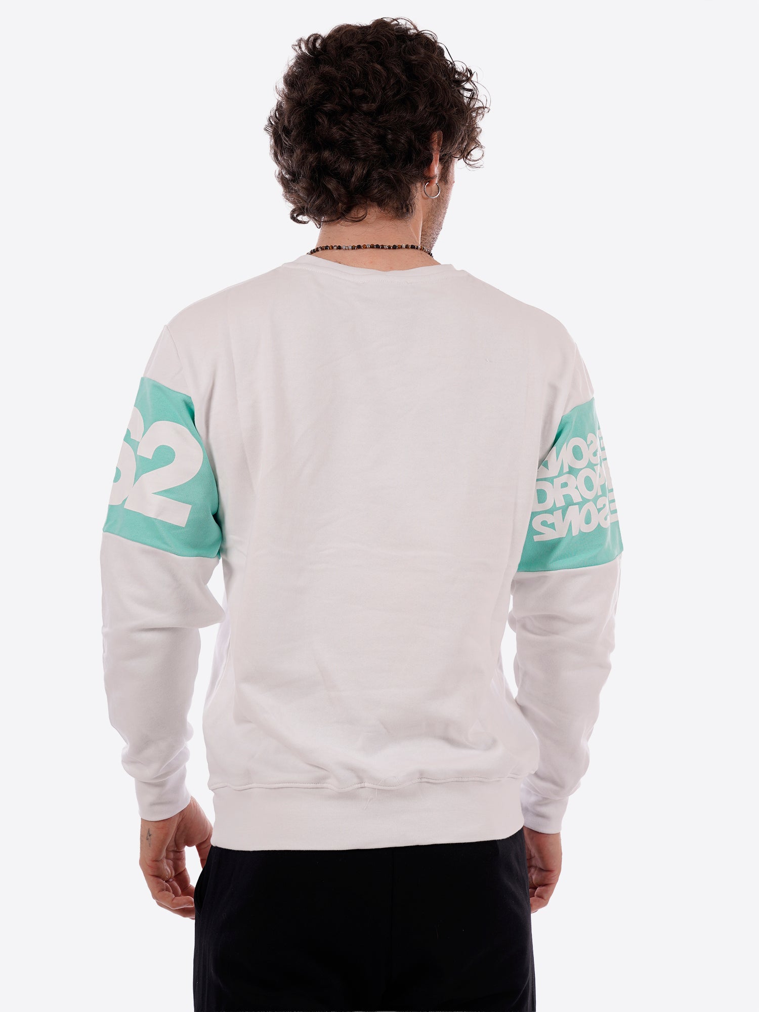 Felpa giro DS2 da Uomo - bianco SS26212BIANCOMENTA