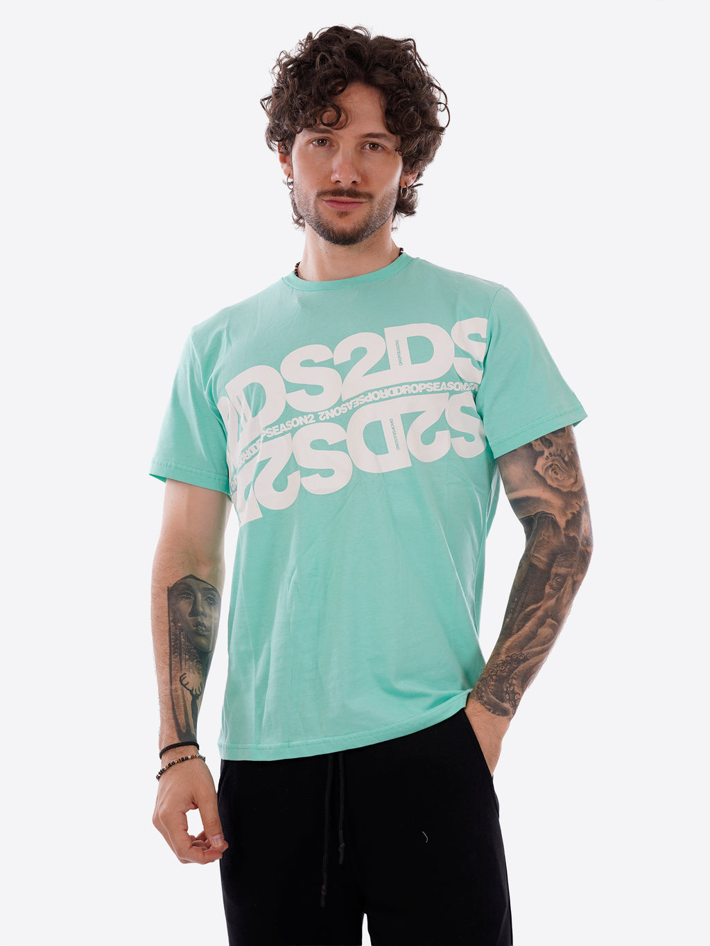 T-shirt DS2 da Uomo - SS26257MENTA