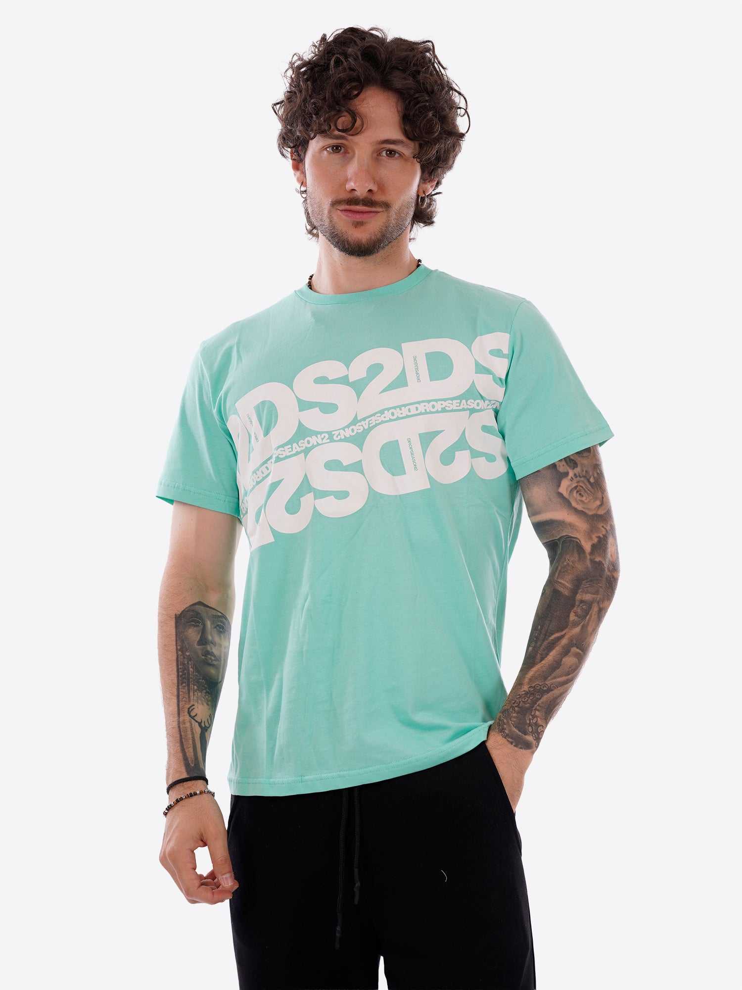 T-shirt DS2 da Uomo - SS26257MENTA