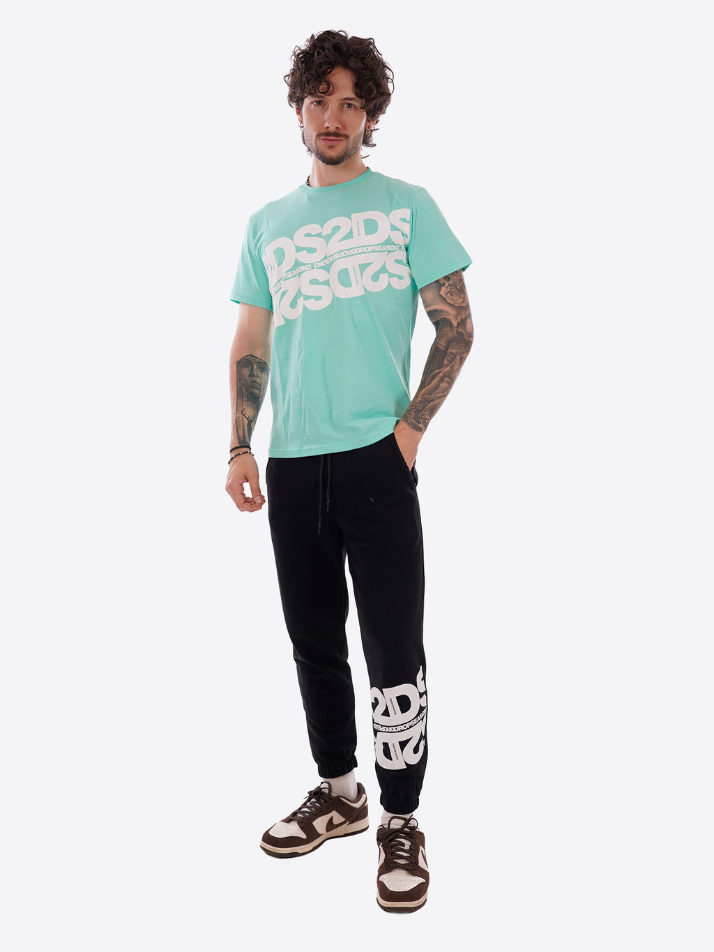 T-shirt DS2 da Uomo - SS26257MENTA
