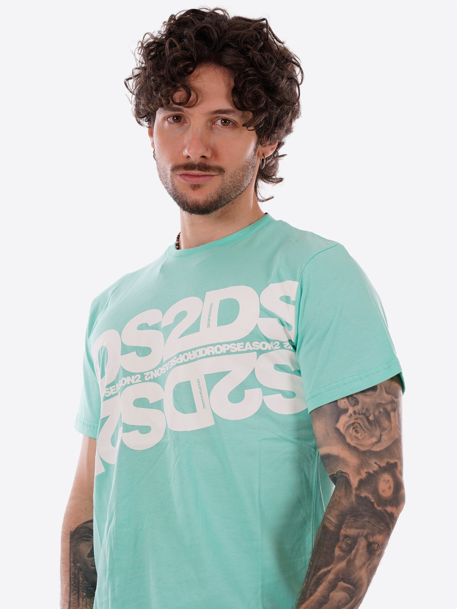 T-shirt DS2 da Uomo - SS26257MENTA