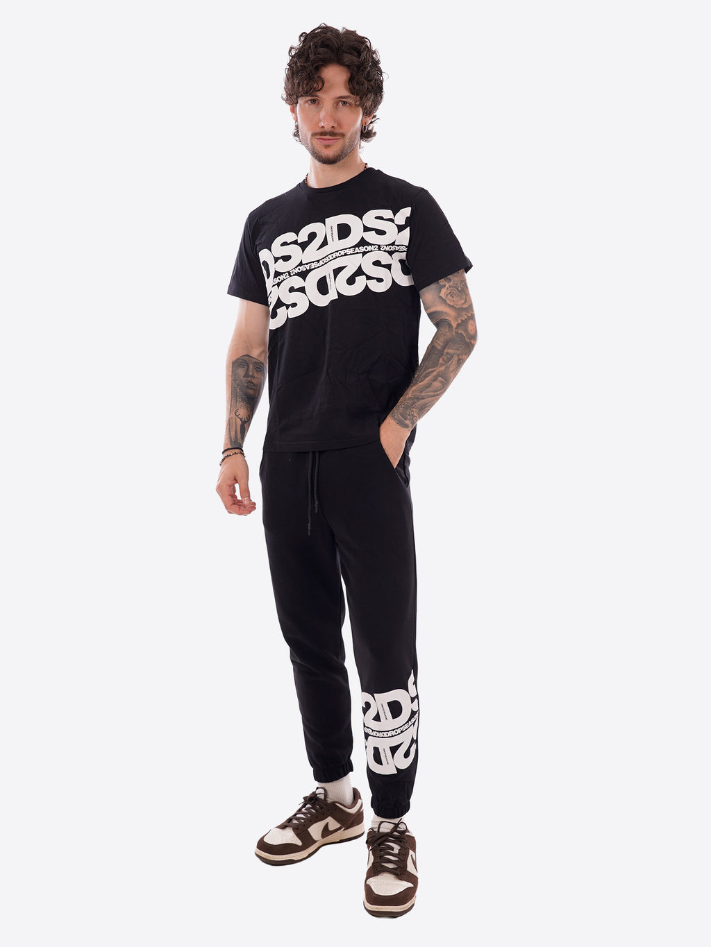 T-shirt DS2 da Uomo - nero SS26257NERO