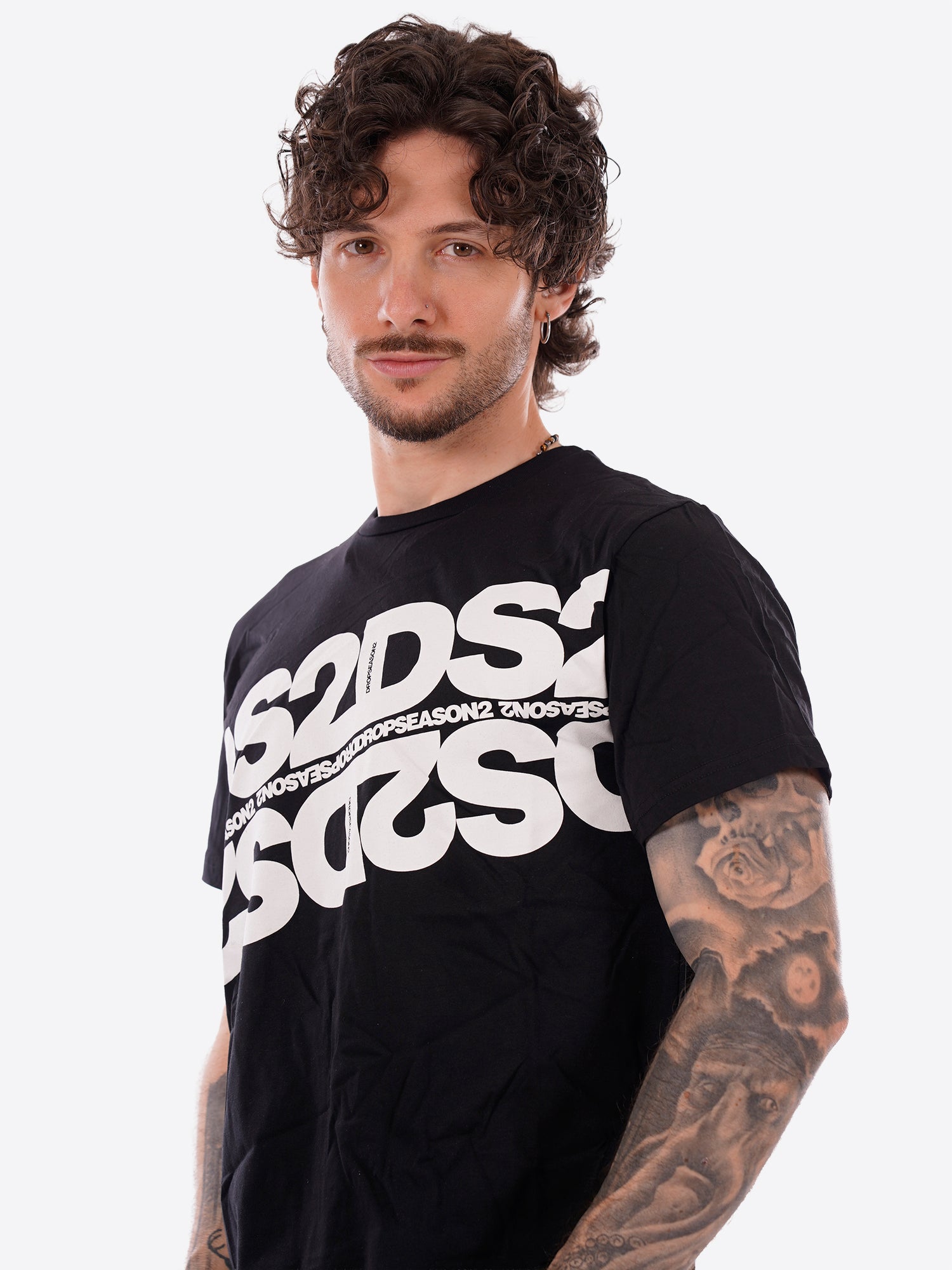 T-shirt DS2 da Uomo - nero SS26257NERO