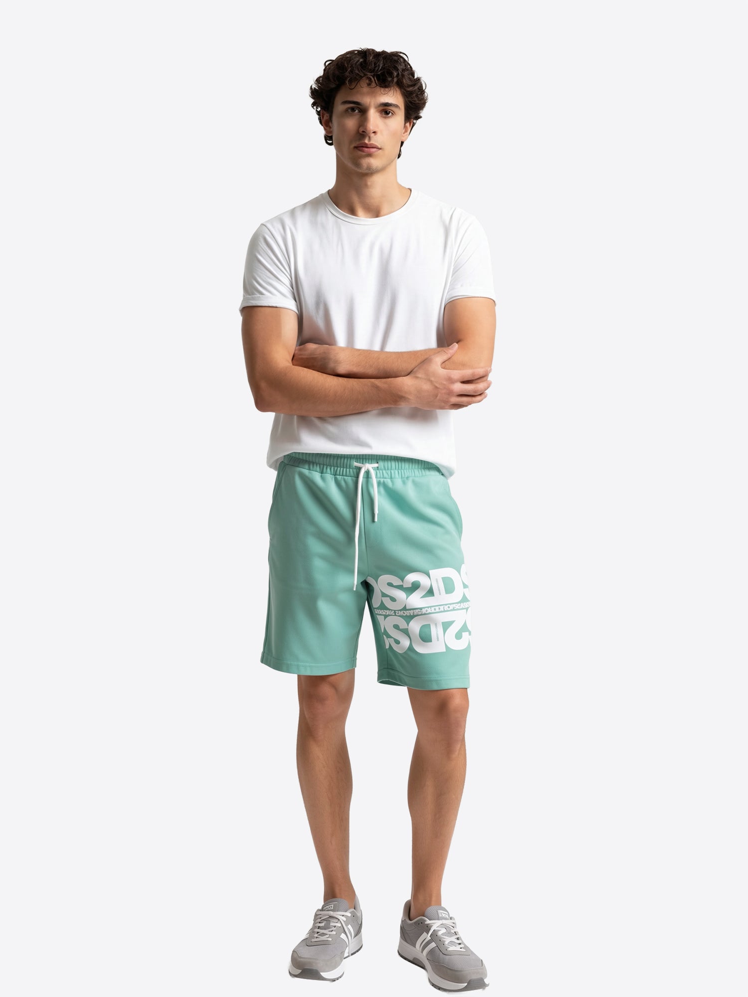 Bermuda DS2 da Uomo - SS26258MENTABIANCO