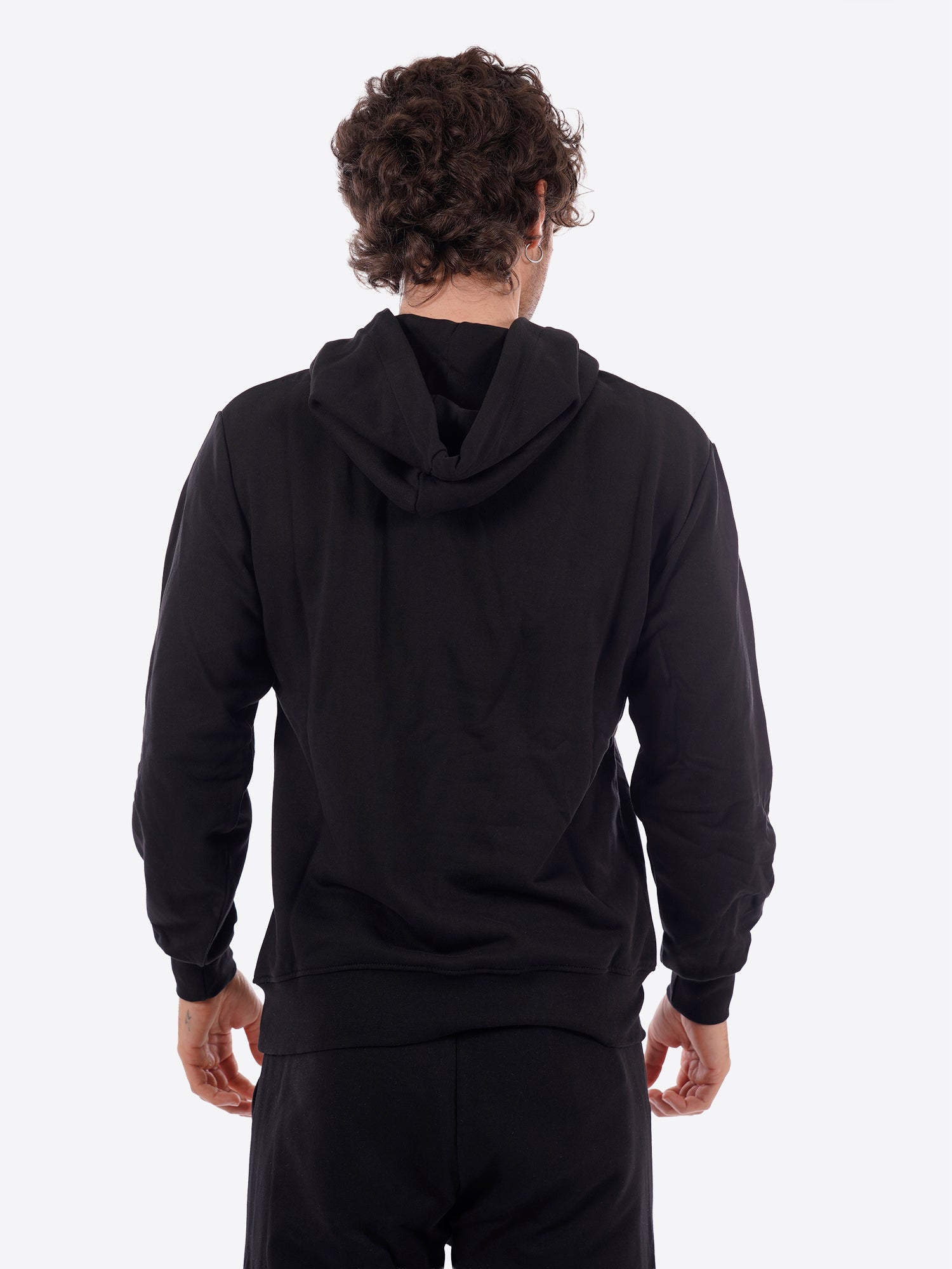 Felpa Cappuccio DS2 da Uomo - nero SS26261NEROBIANCO