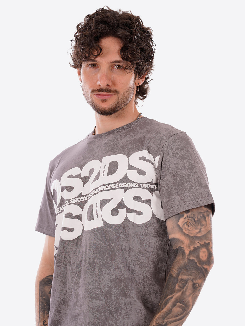 T-shirt DS2 da Uomo - grigio SS26264GRIGIO