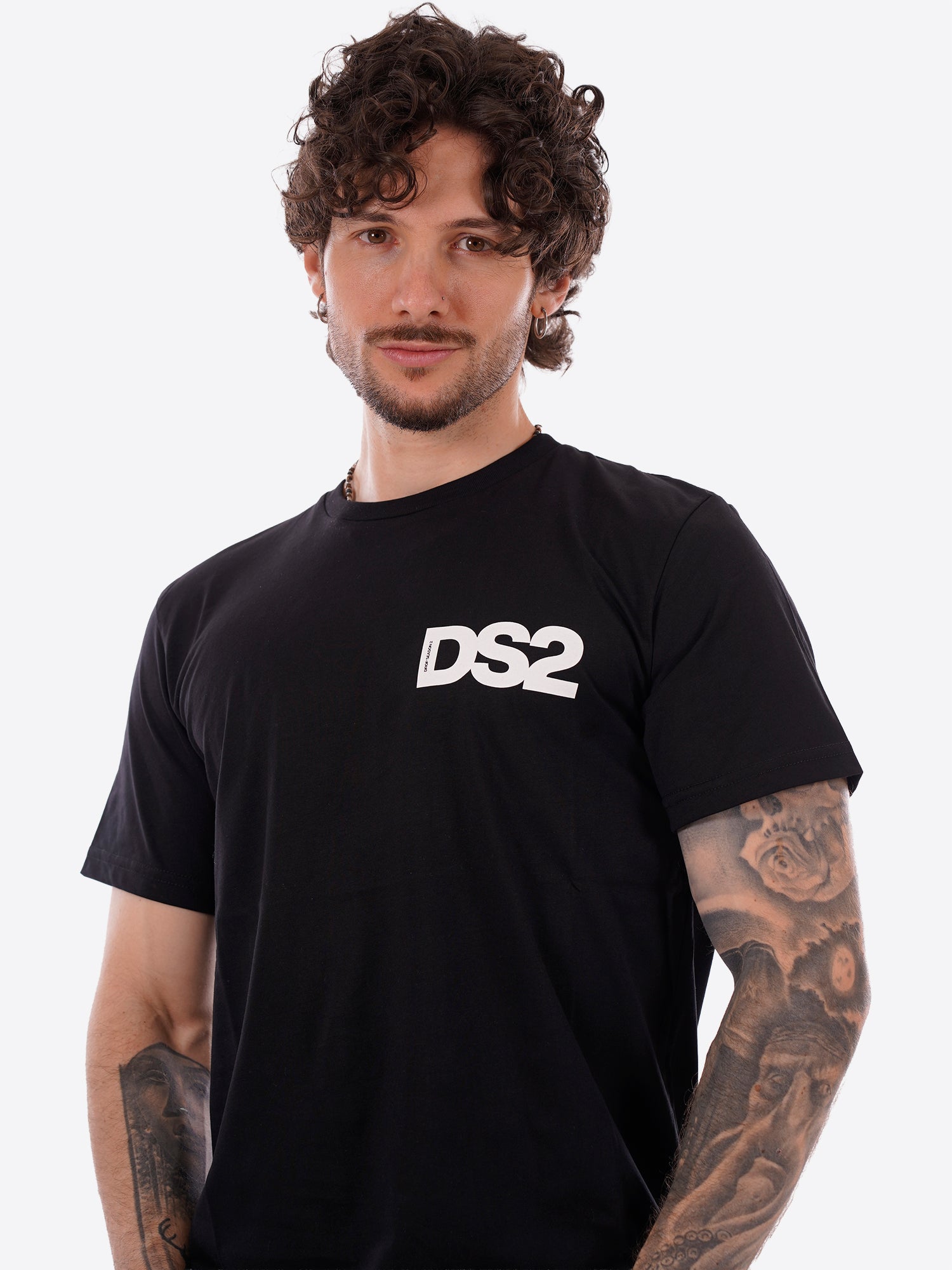 T-shirt DS2 da Uomo - nero SS26267NEROBIANCOQ