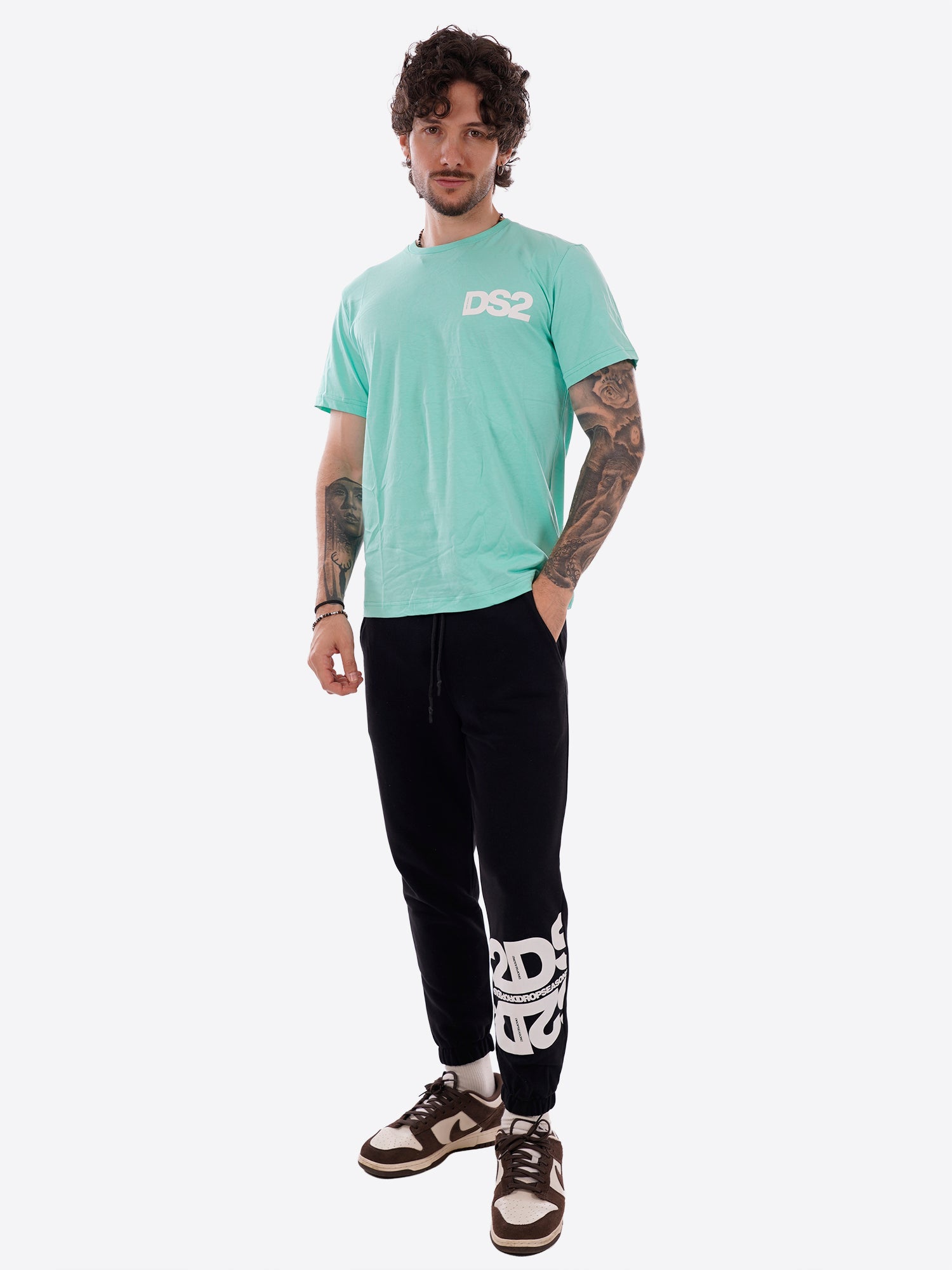 T-shirt DS2 da Uomo - SS26267VERDEACQUA