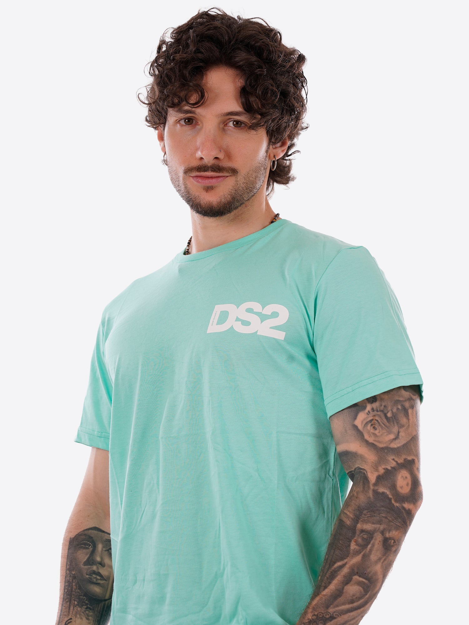 T-shirt DS2 da Uomo - SS26267VERDEACQUA