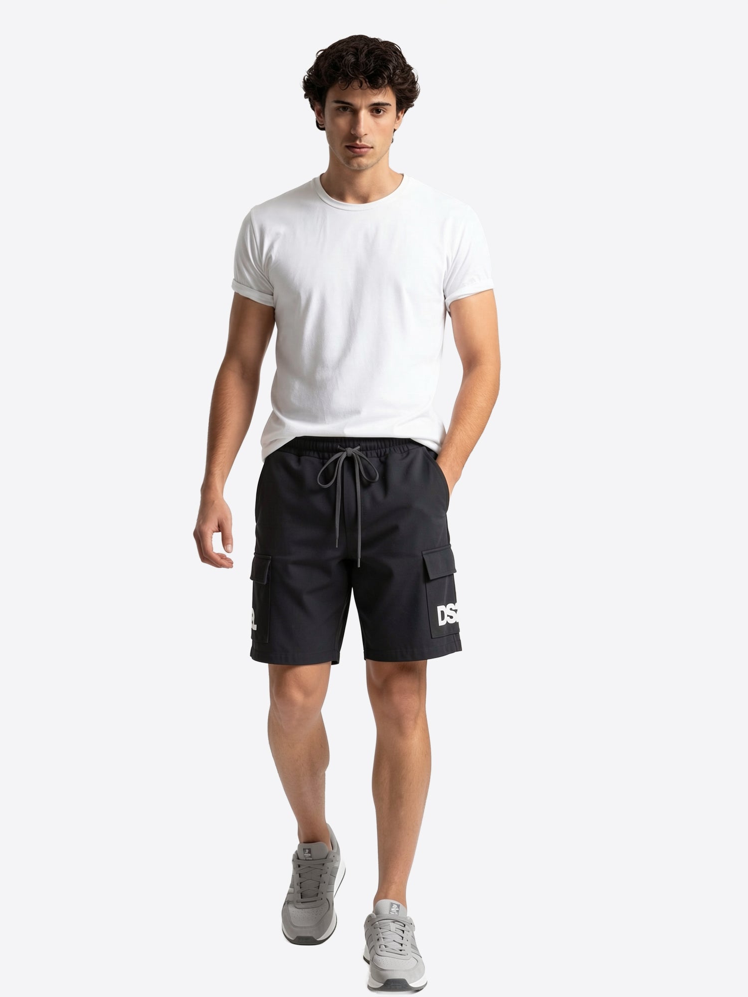 Bermuda DS2 da Uomo - nero SS26268NEROBIANCO
