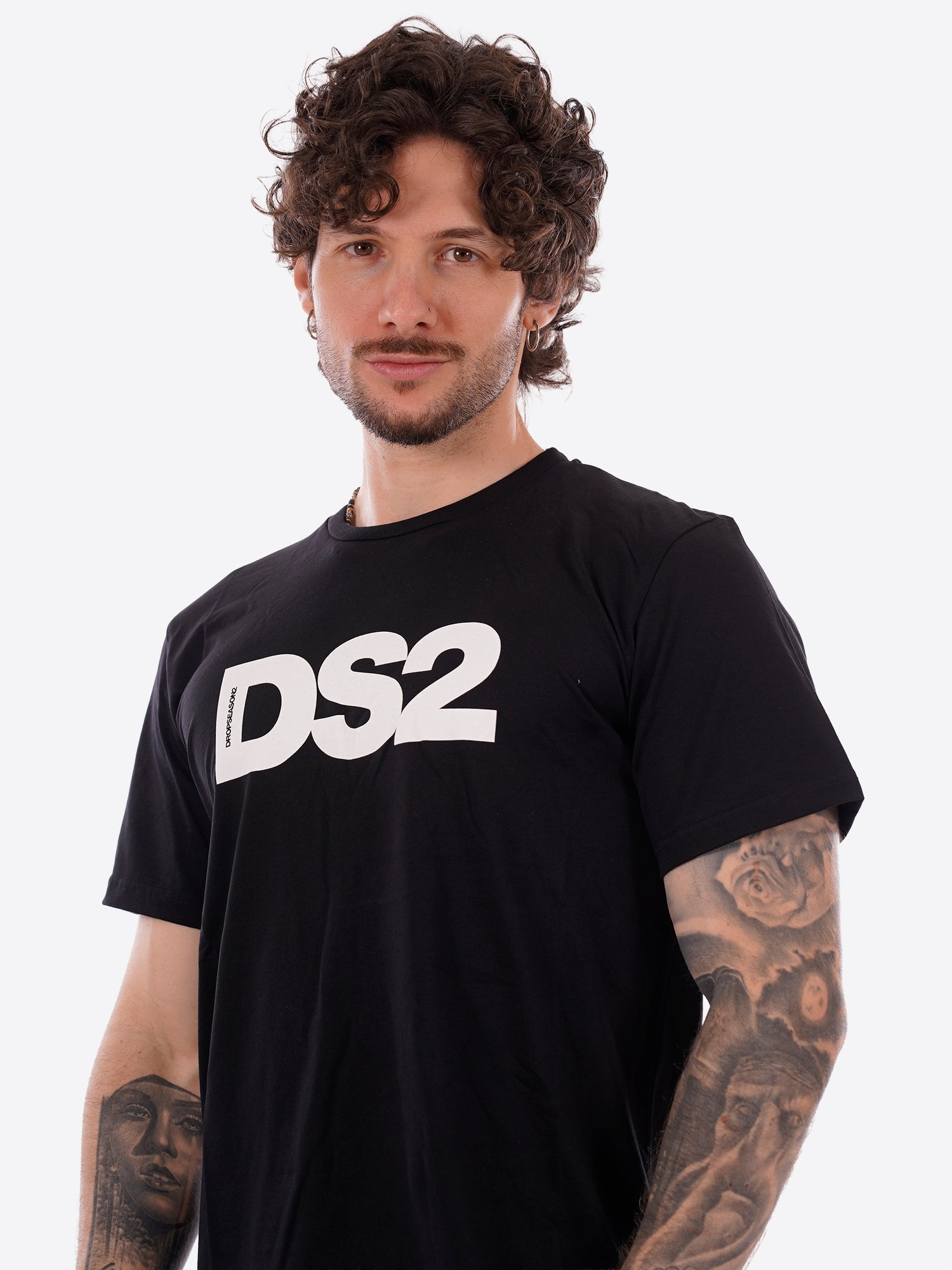 T-shirt DS2 da Uomo - nero SS26272NERO