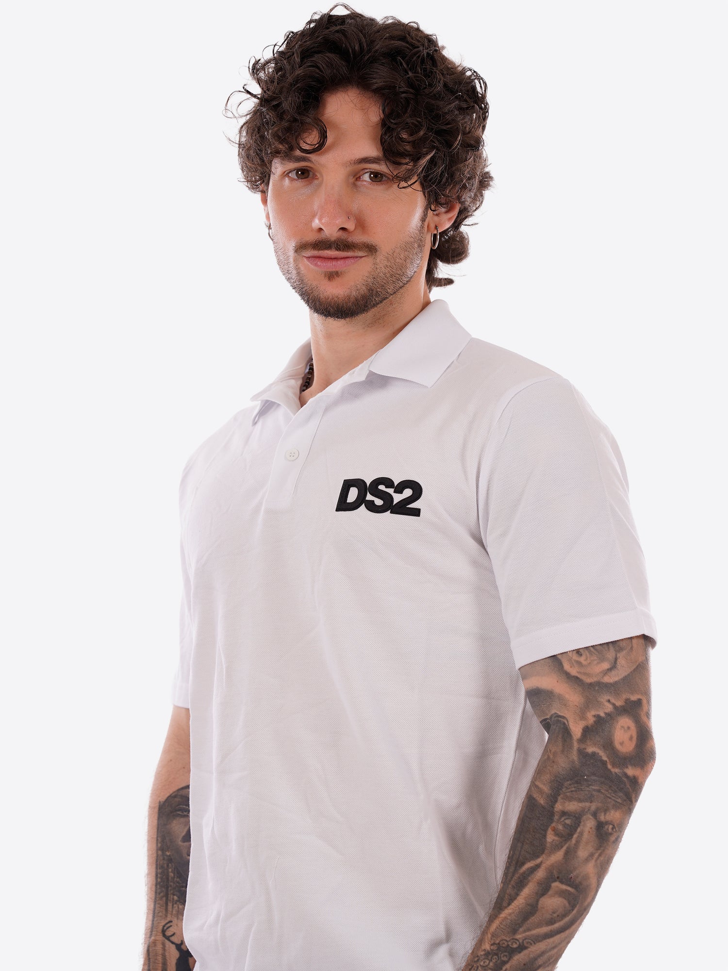 Polo maniche corte DS2 da Uomo - bianco SS26278BIANCO