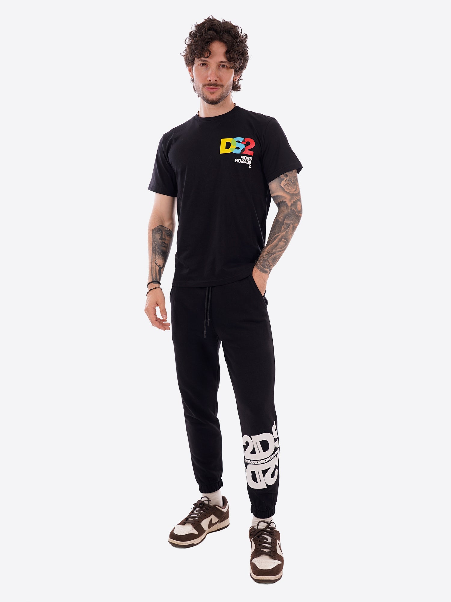 T-shirt DS2 da Uomo - nero SS26293NERO