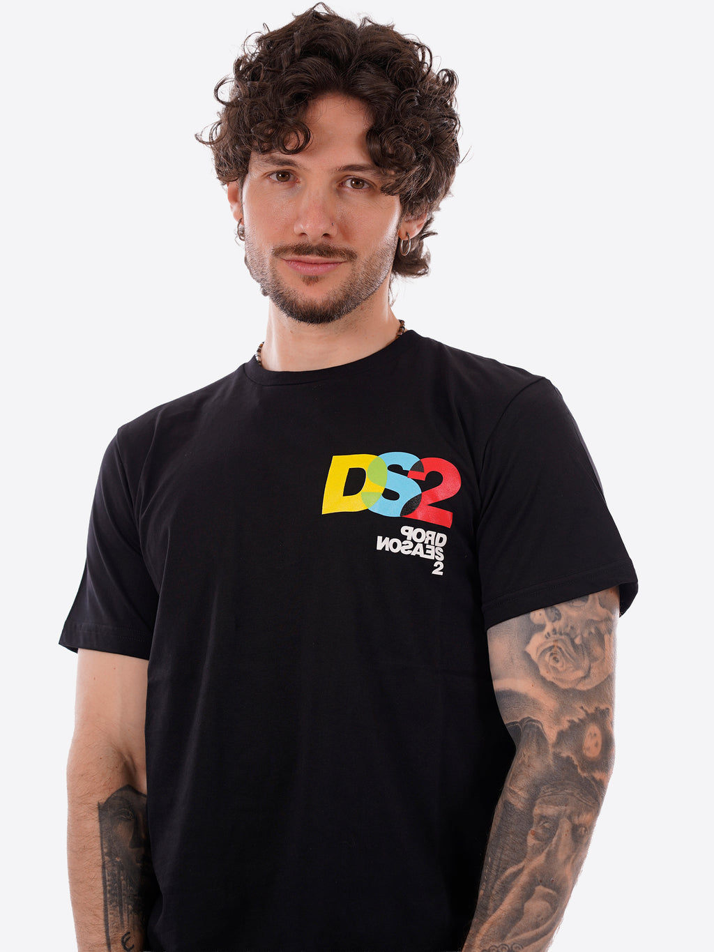 T-shirt DS2 da Uomo - nero SS26293NERO