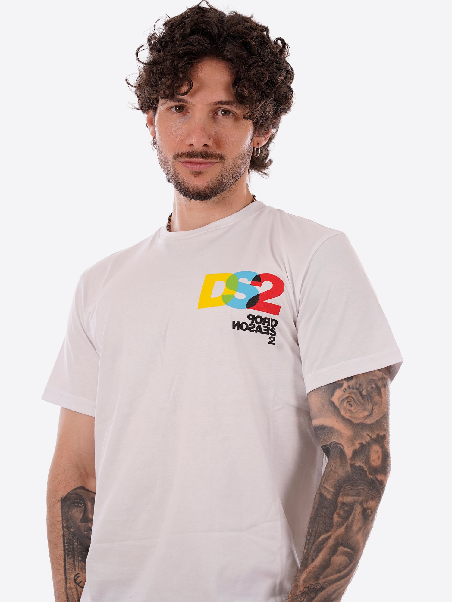 T-shirt DS2 da Uomo - beige SS26293SABBIA